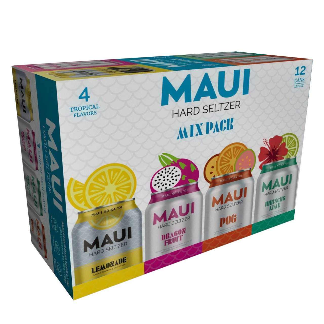 Maui Brewing Co Hard Seltzer Variety Pack, 12 x 12 oz Cans