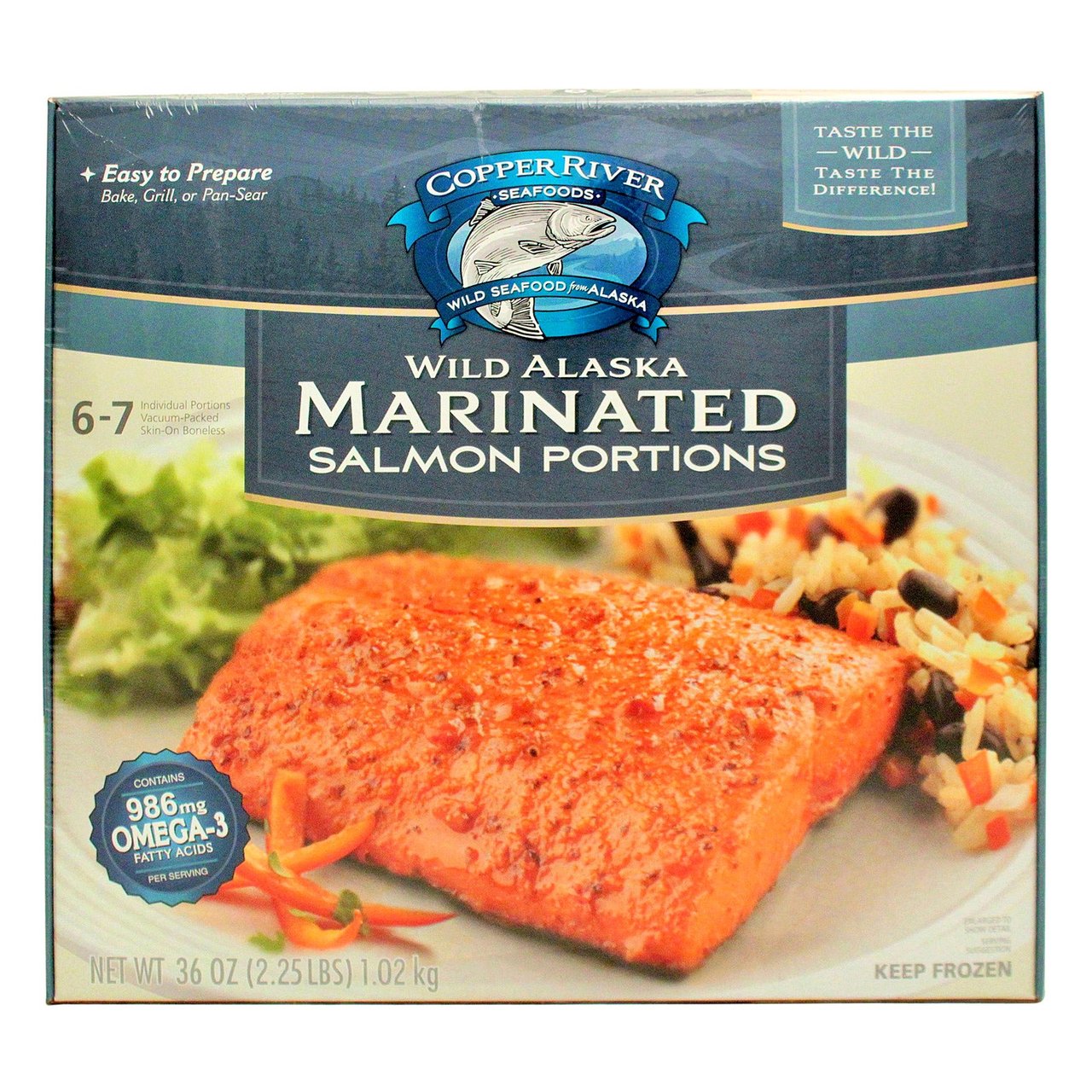 Copper River Marinated Wild Alaskan Salmon 36 oz