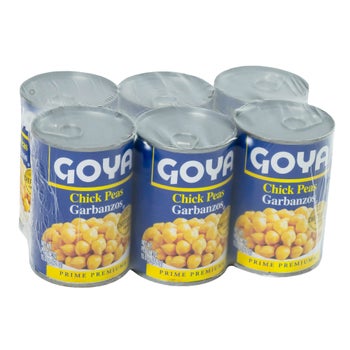 Goya Chick Peas, 6 × 15.5 oz Cans