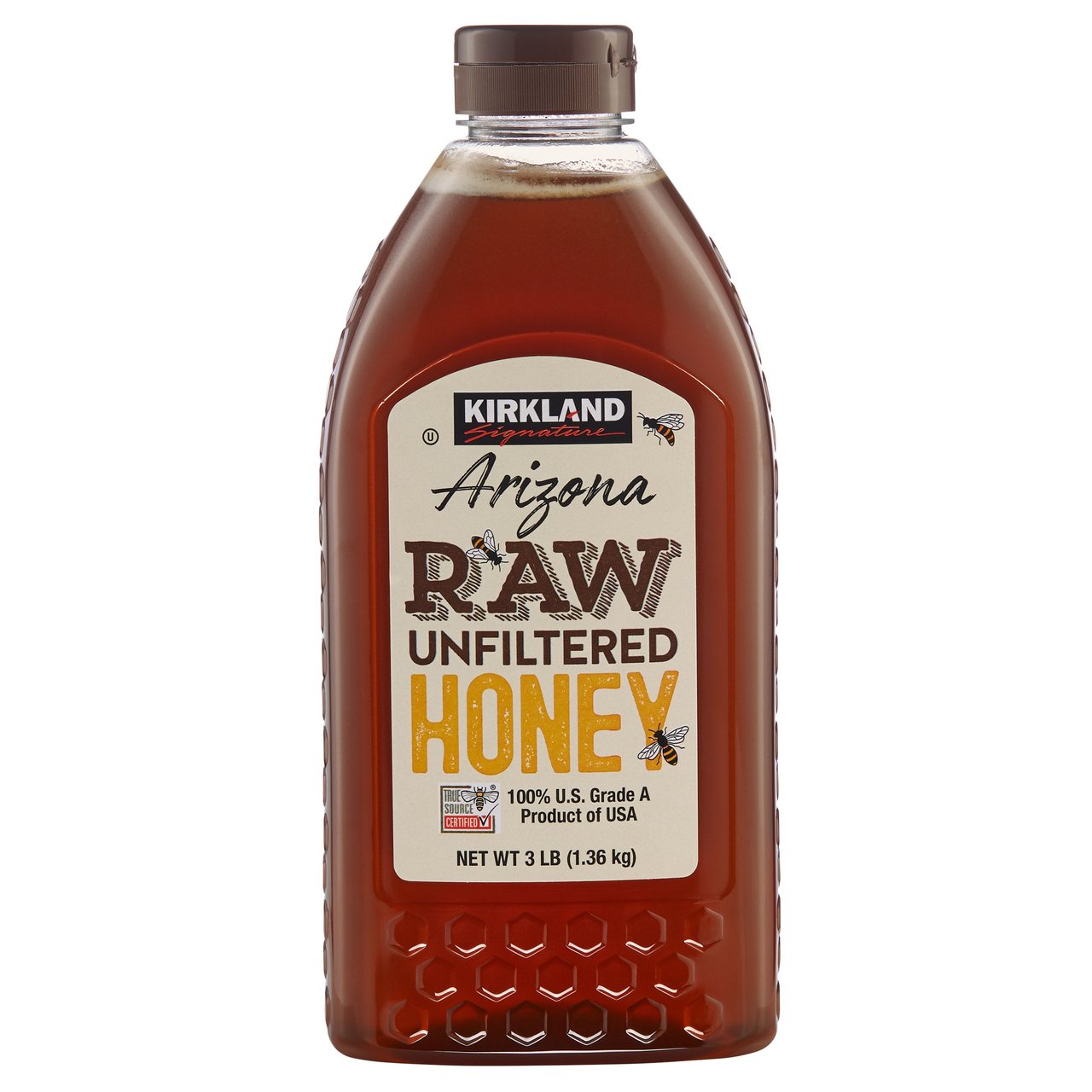 Kirkland Signature Local Arizona Honey Raw & Unfiltered 3 lb - Image 1