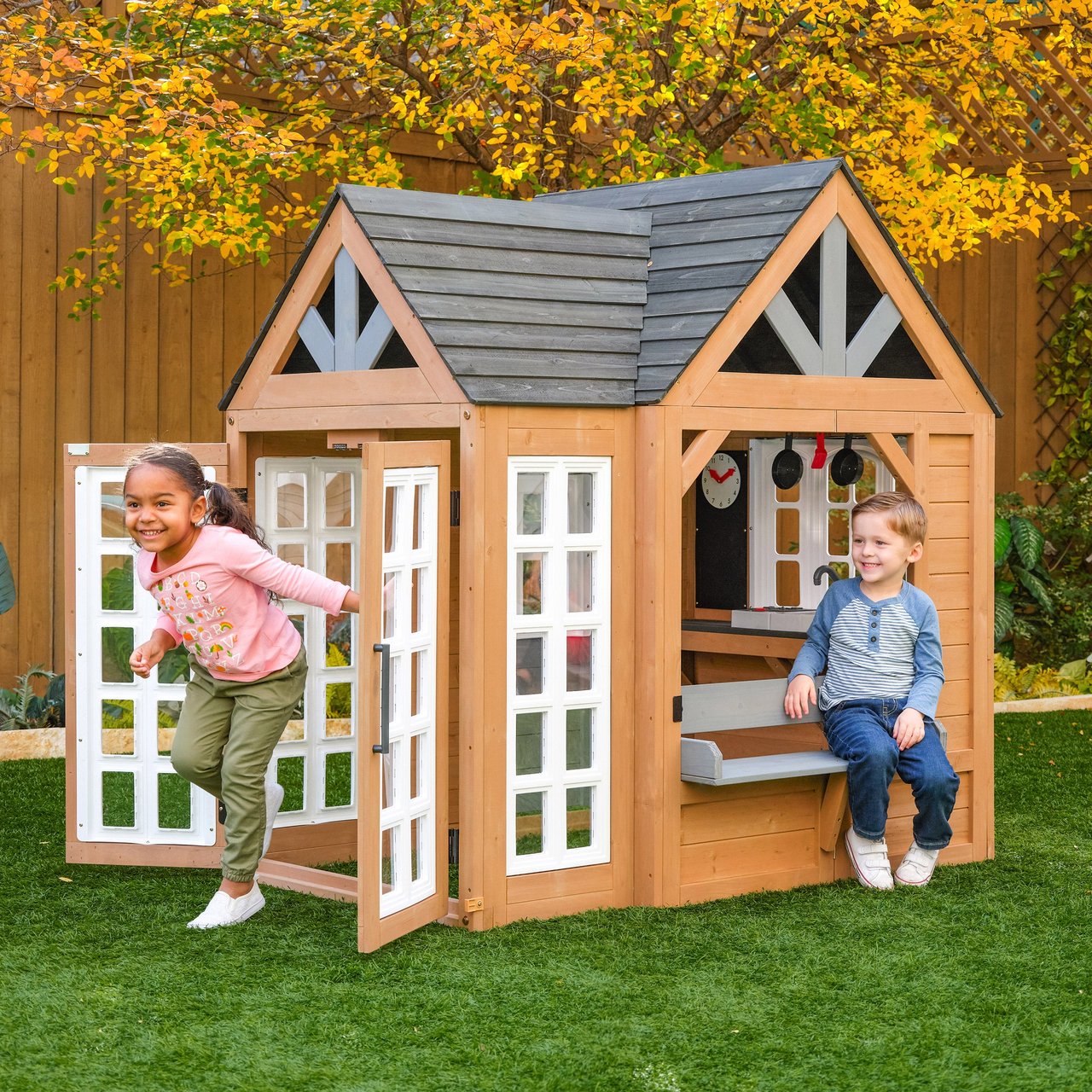KidKraft Atrium Outdoor Playhouse