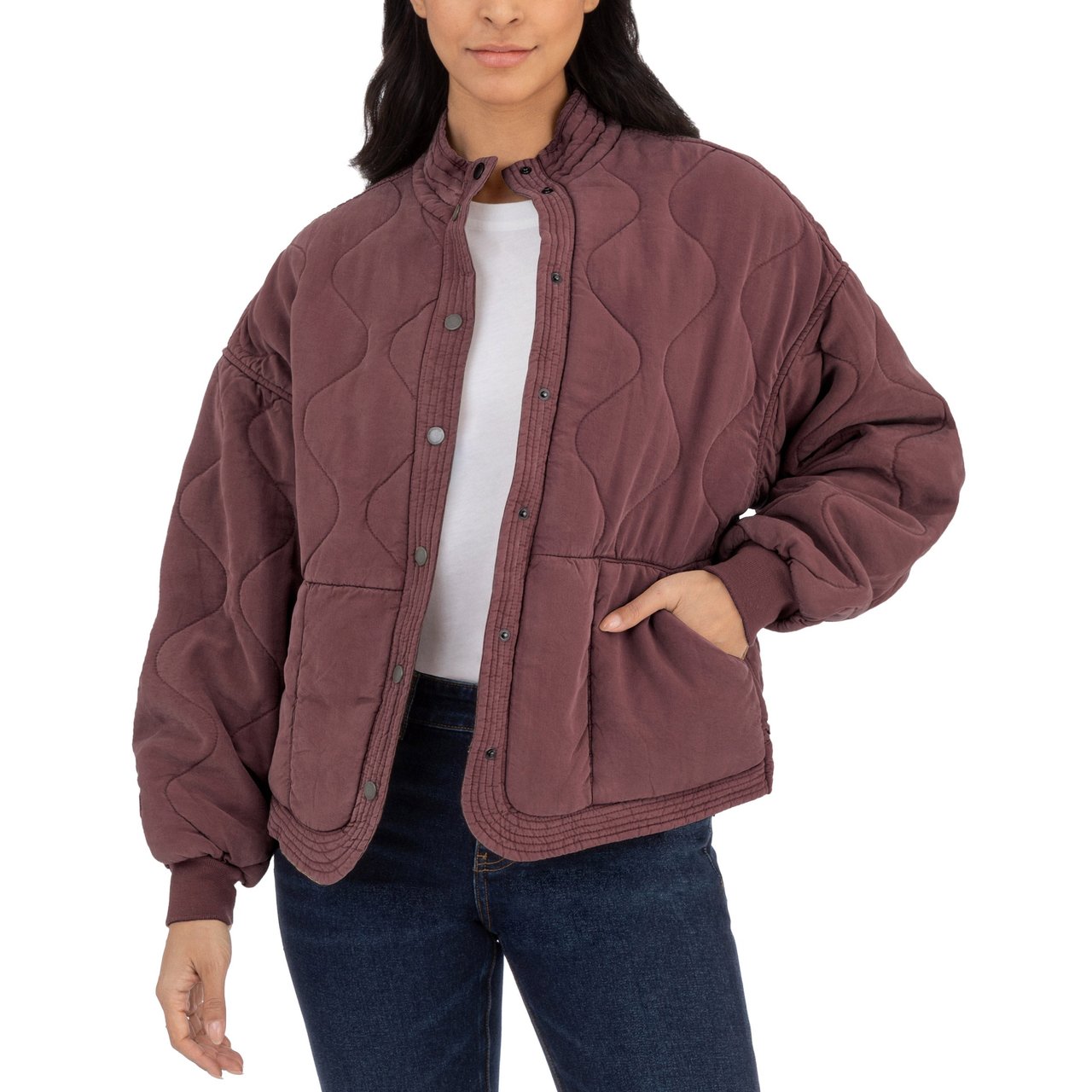 BLANKNYC Women's Quilted Snap Jacket - Image 1