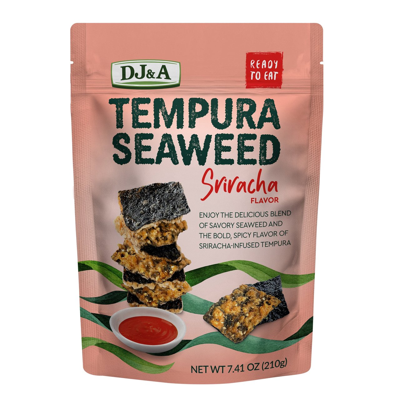 DJ&A Tempura Seaweed Sriracha Flavor 7.41 oz - Image 1