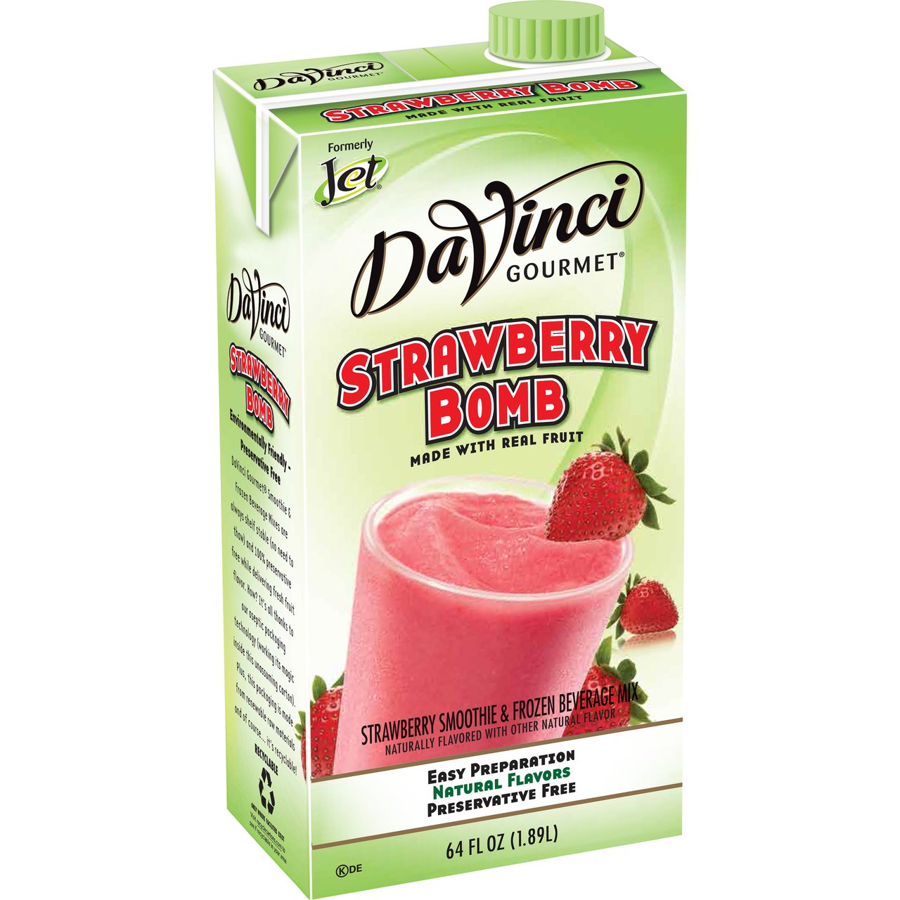 DaVinci Gourmet Strawberry Bomb Smoothie Mix 64 oz