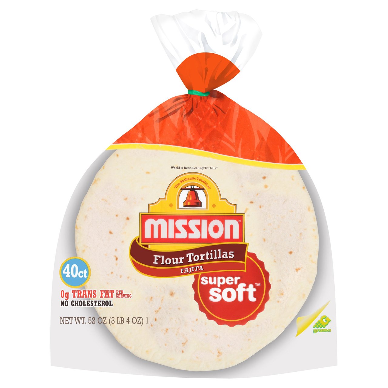 Mission 6" Fajita Flour Tortillas, 40 Count - Image 1