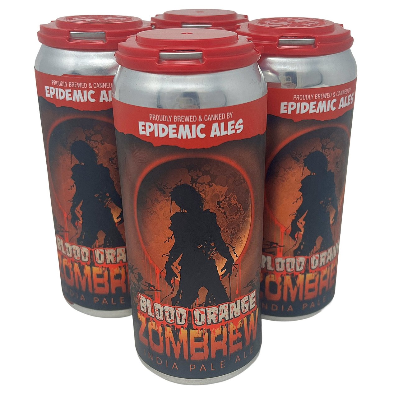 Epidemic Ales Blood Orange Zombrew IPA, 4-Pack 16 oz Cans