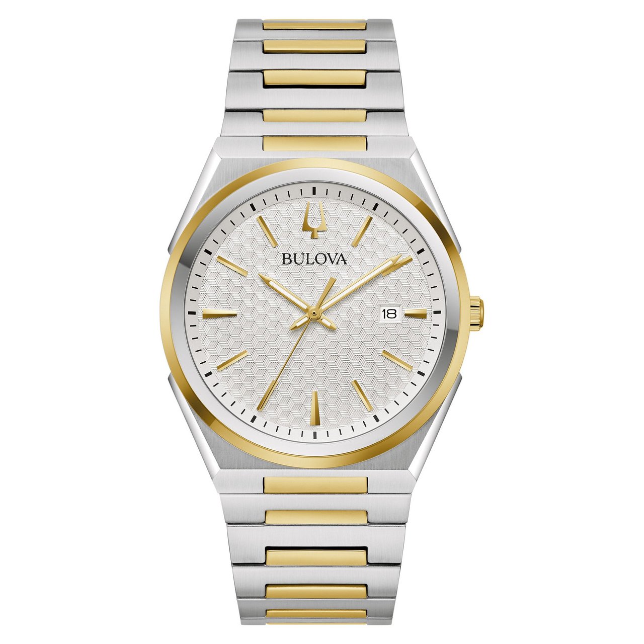 Bulova Classic Two-Tone Stainless Steel Quartz Men's Watch - Image 1