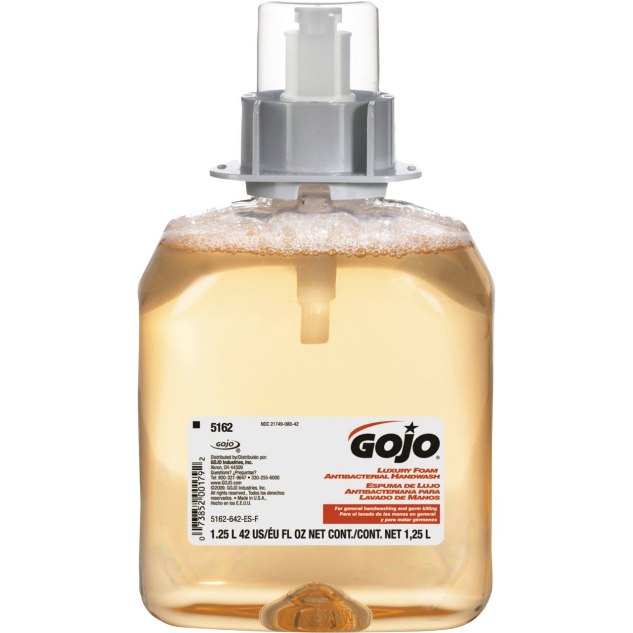 GOJO FMX-12 Luxury Foam Antibacterial Hand Wash, Fresh Fruit Scent, 1,250 mL - Image 1