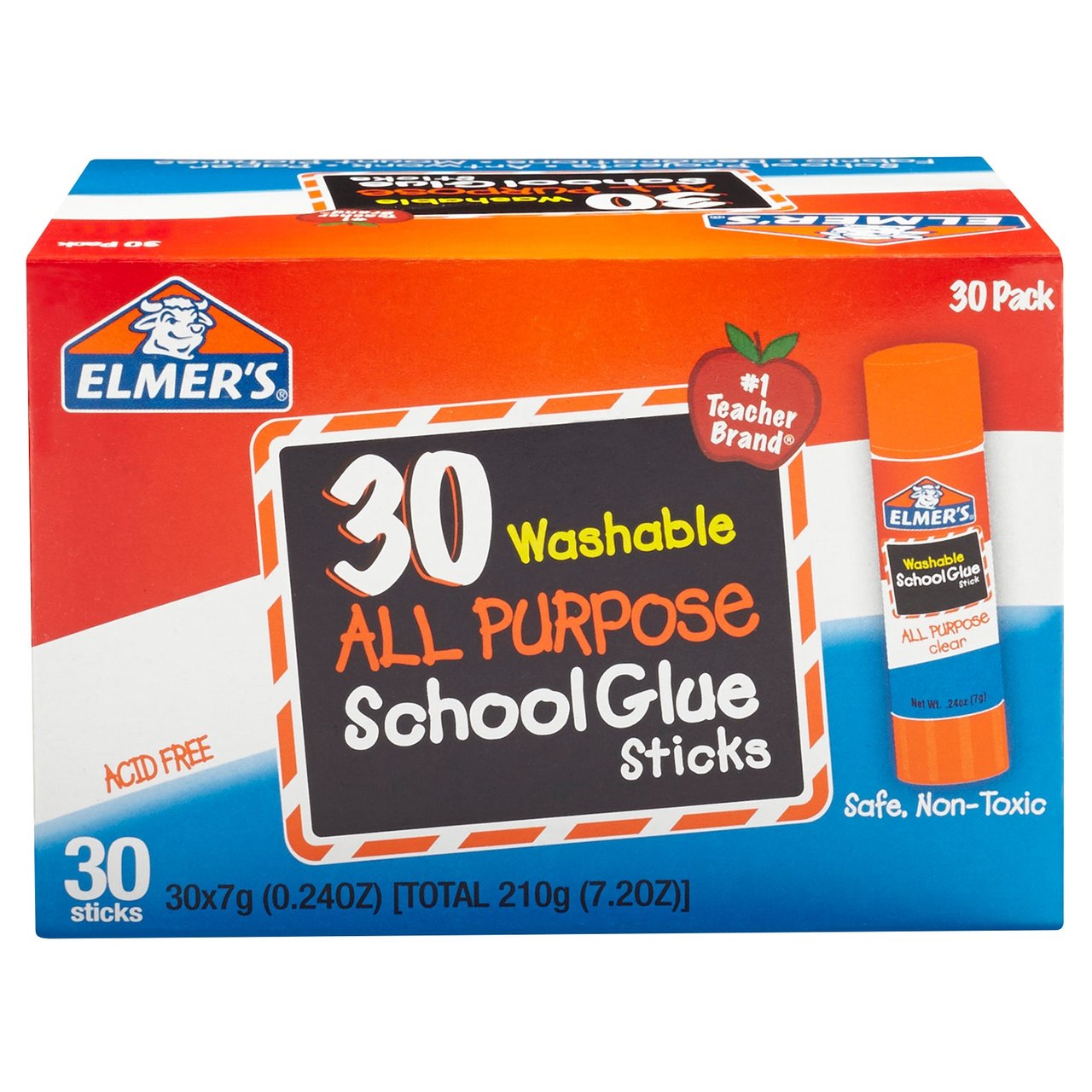 Elmer's Glue Stick 30-Pack, 0.24 oz
