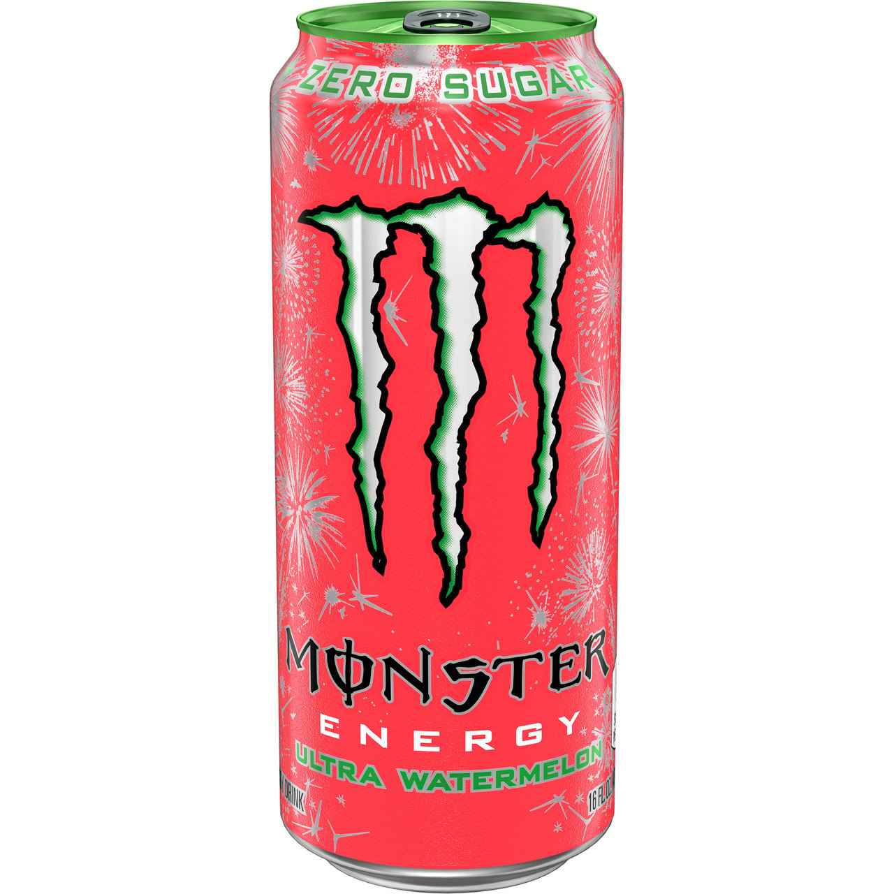 Monster Ultra Watermelon Energy Drink, 16 fl oz, 24-Count - Image 1