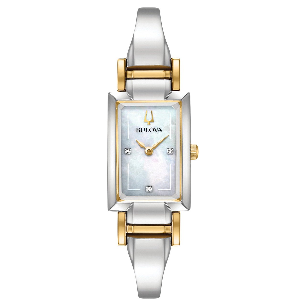 Bulova Two-Tone Bangle Women's Watch - Image 1
