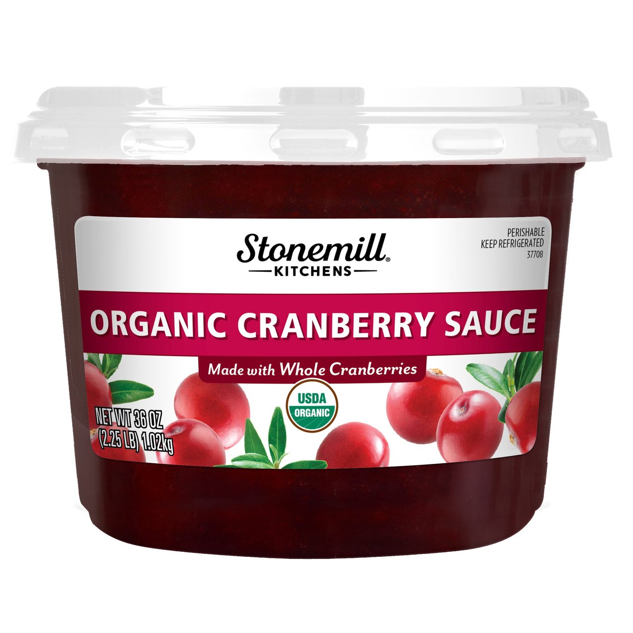 Stonemill Kitchens Organic Cranberry Sauce 36 oz - Image 1