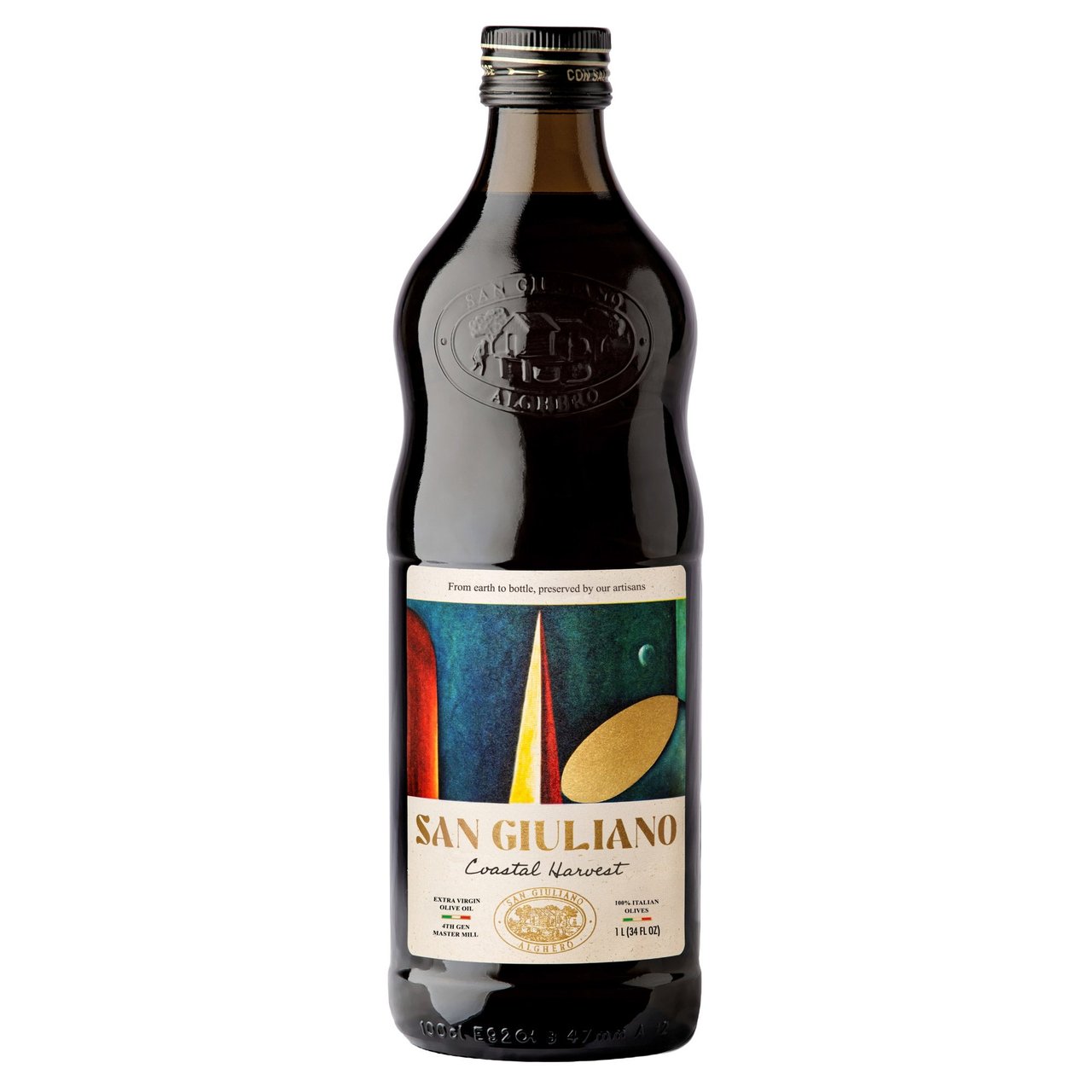 San Giuliano Coastal Harvest Extra Virgin Olive Oil 1 Liter - Image 1
