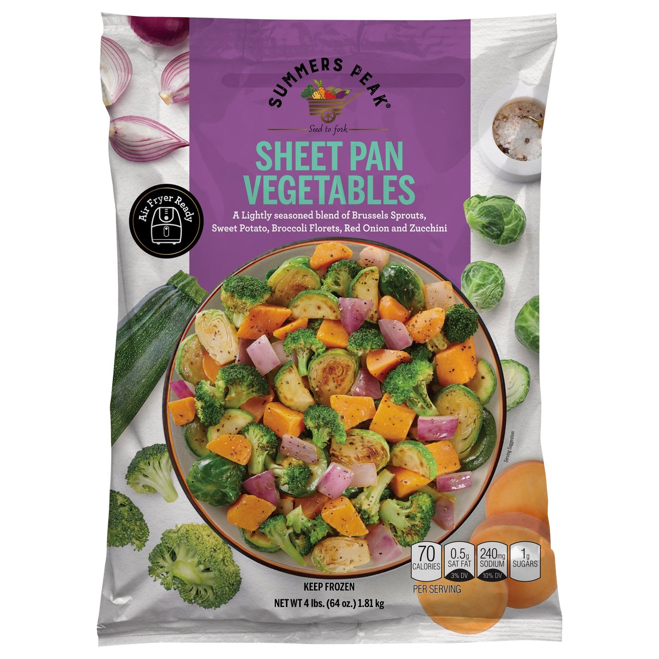 Summers Peak Sheet Pan Veggies, 4 lbs - Image 1