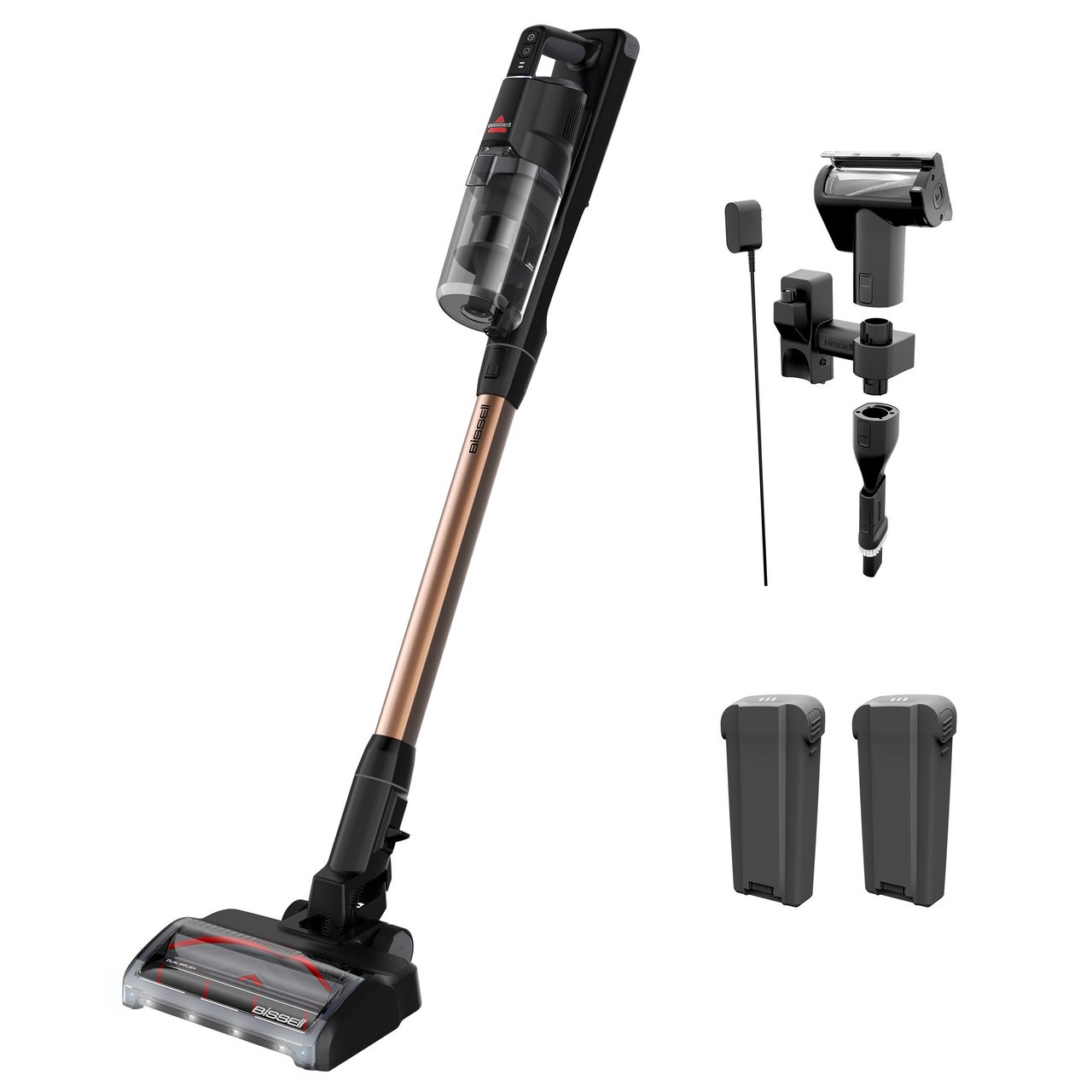BISSELL PowerClean DualBrush Stick Vac Deluxe 280W with Extra Battery - Image 1