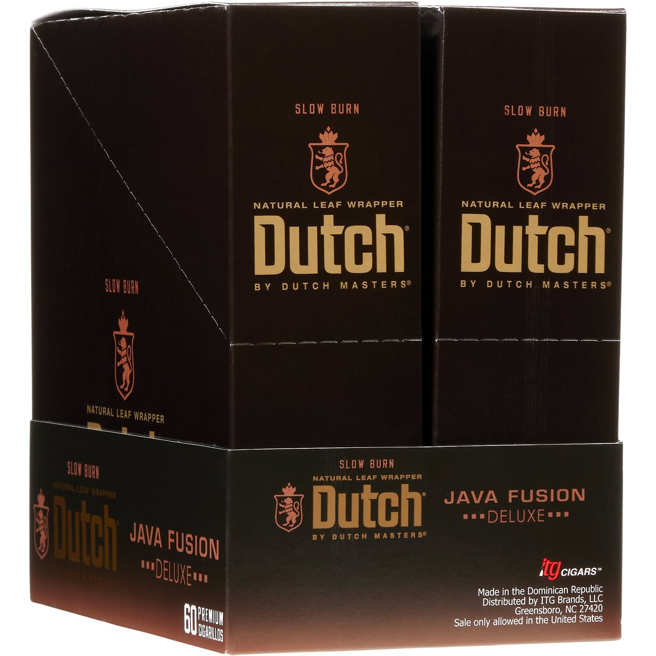 Dutch Masters Java Fusion Cigarillo, 30 Packs of 2 (Price-Marked 2/$1.29) - Image 1