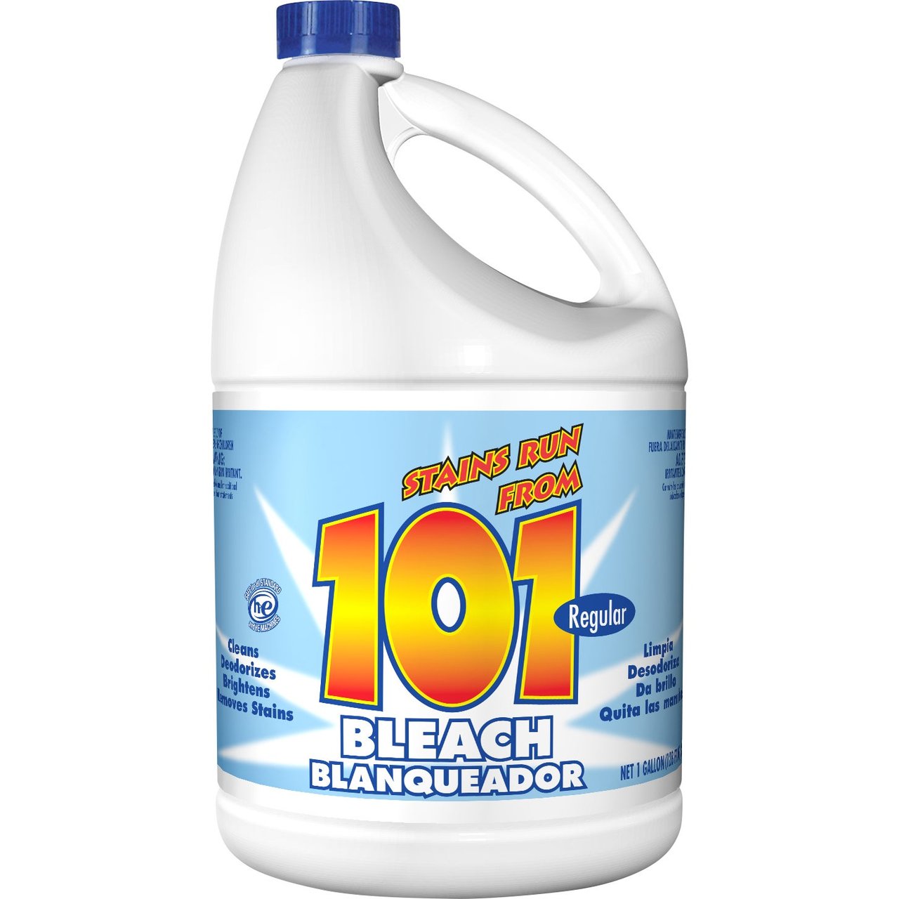 Austin's 101 Bleach, Regular Strength, 6 Pack of 1 Gallon Bottles - Image 1