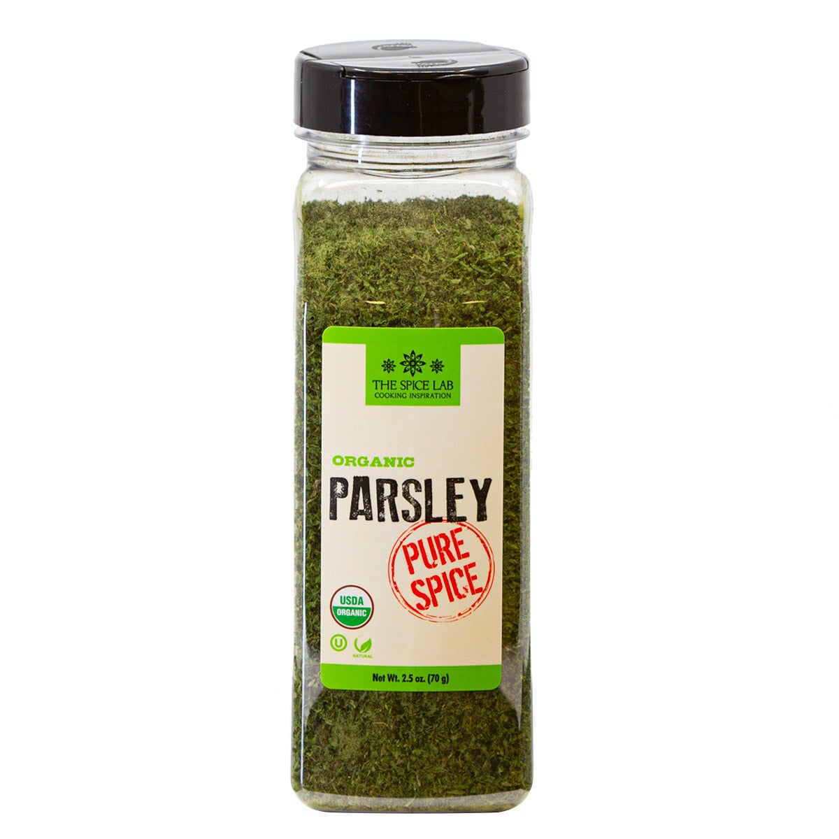 The Spice Lab Organic Parsley 2.5 oz - Image 1