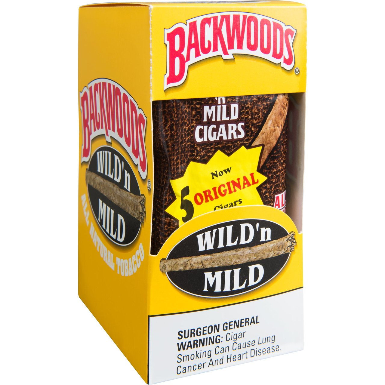 Backwoods Original Cigars, 8 Packs of 5 Count - Image 1