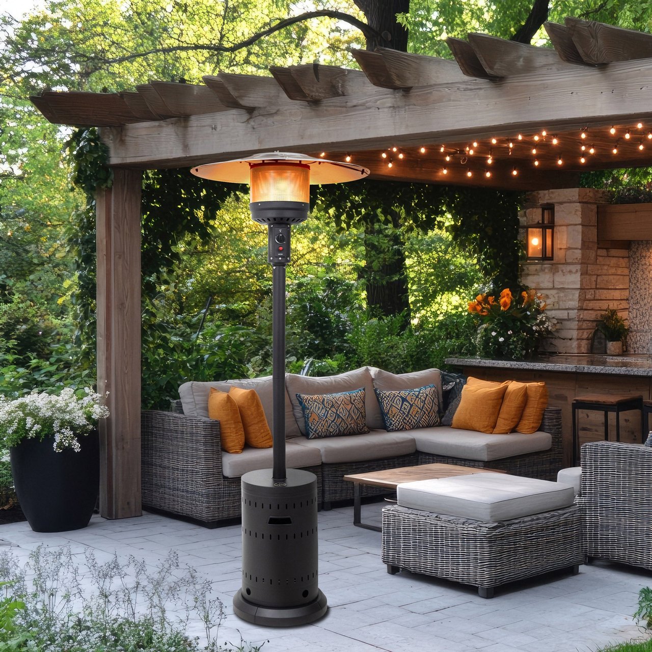 Fire Sense Propane Patio Heater - Image 1