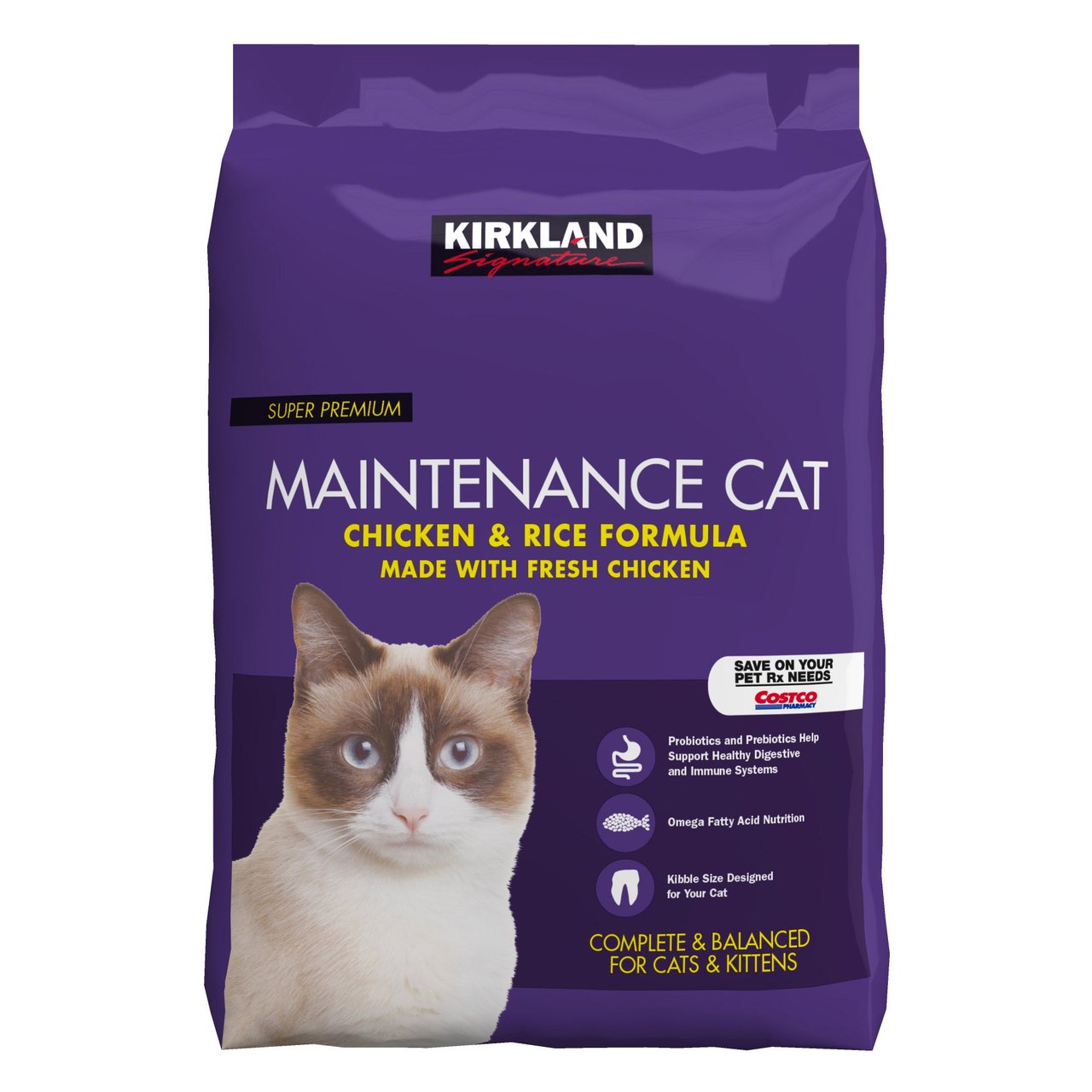 Kirkland Signature Chicken & Rice 25 Pound Cat Food