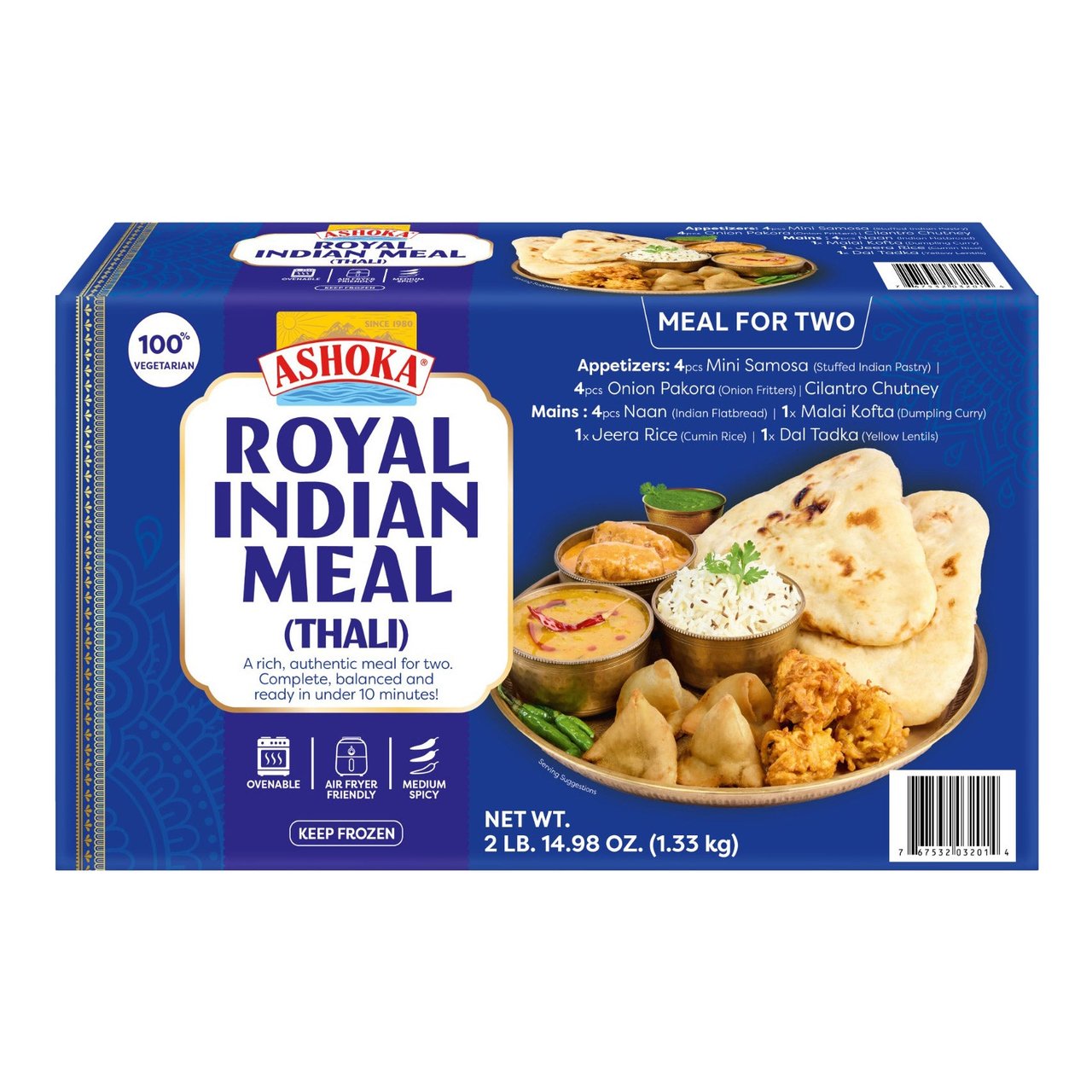 Royal Indian Thali Meal for 2, 46.88 oz - Image 1