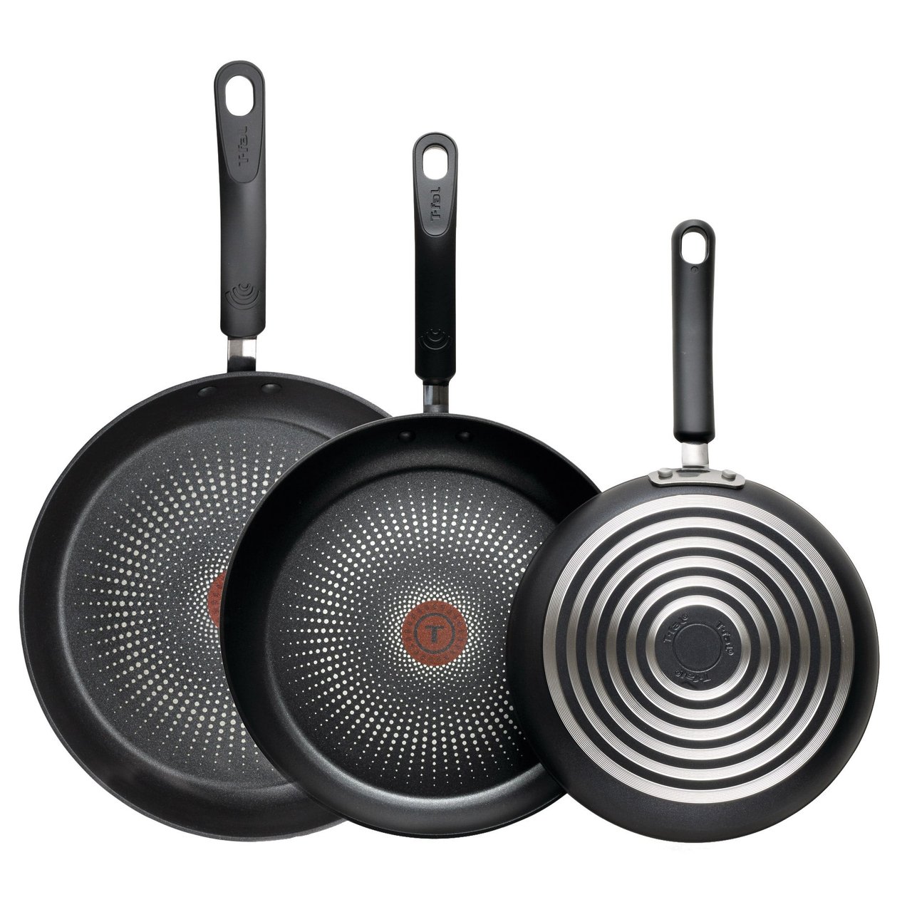 T-fal Titanium Non-Stick Fry Pans, 3-Piece Set - Image 1
