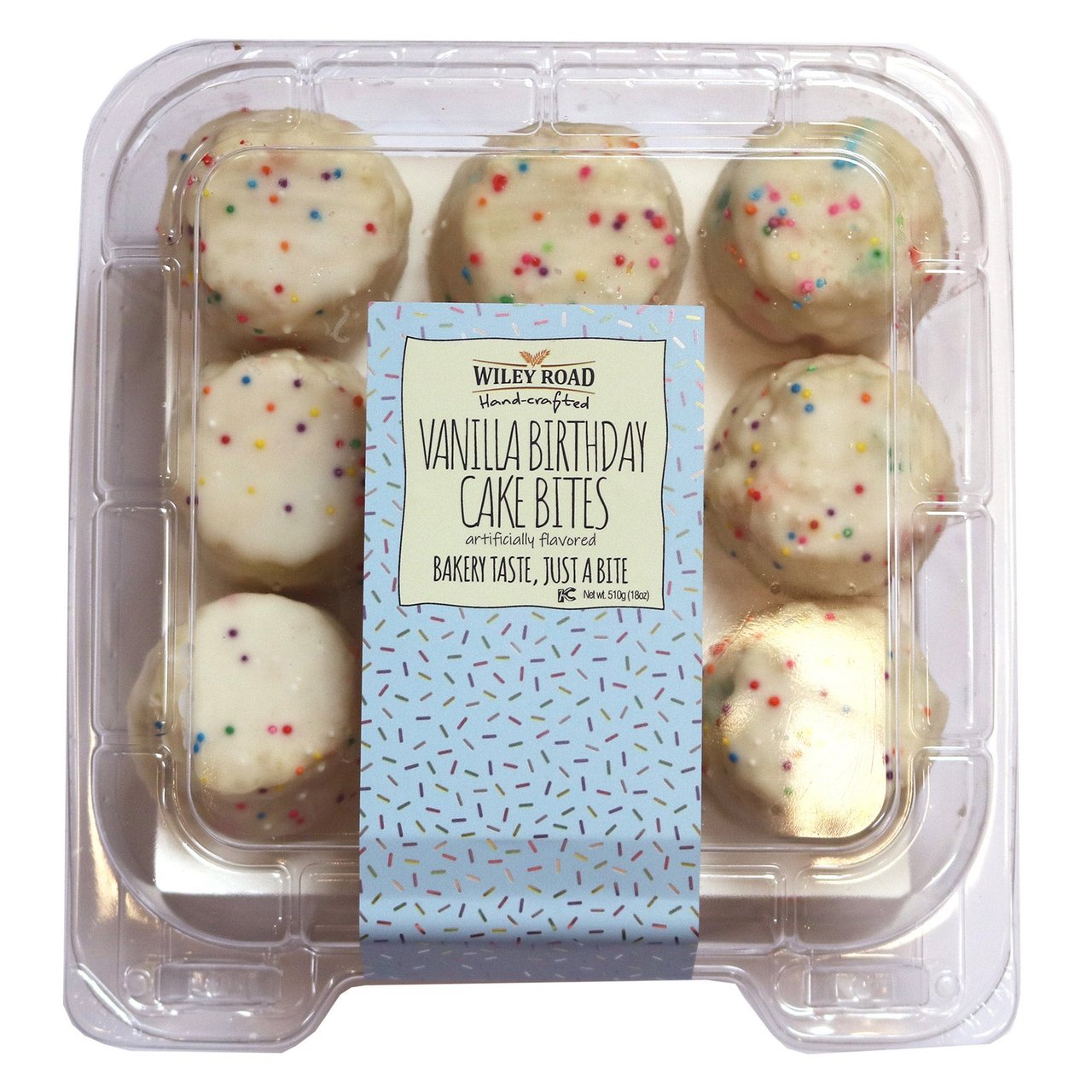 Wiley Road Birthday Cake Bites, 18-Count Container - Image 1