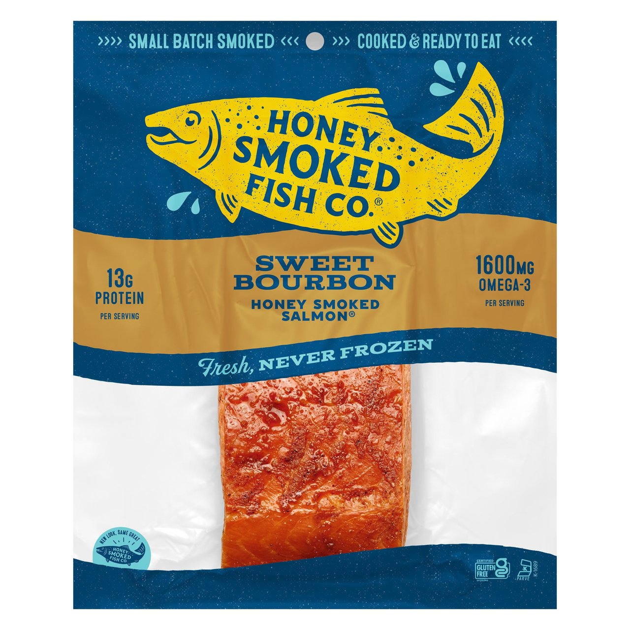 HONEY SMOKED FISH CO SWEET BOURBON SALMON PRICE PER POUND - Image 1