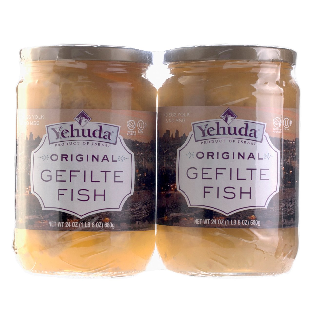 Yehuda Gefilte Fish, Original, 2/24 oz (3 lbs) - Image 1