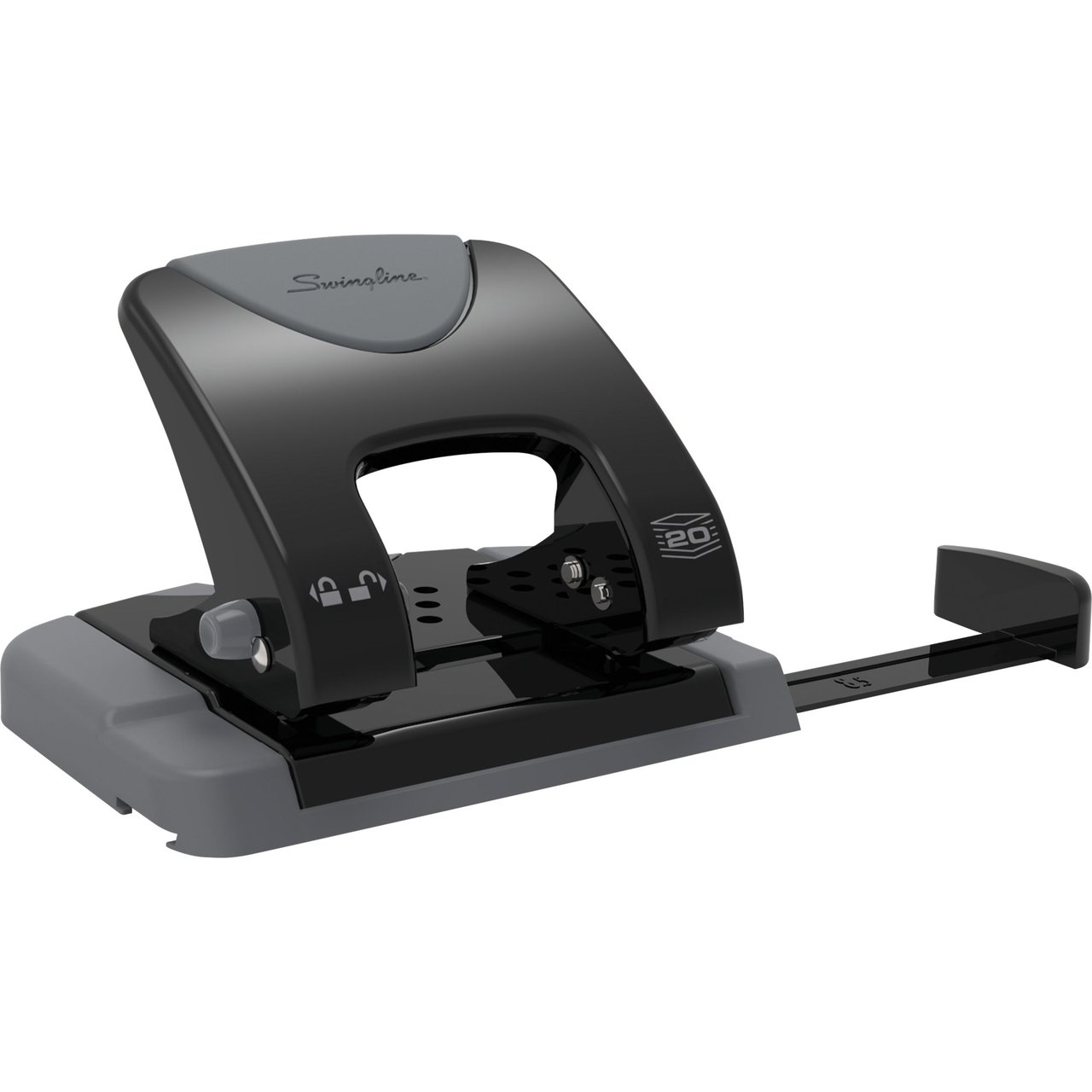 Swingline SmartTouch Two Hole Punch, 20-Sheet, SWI74135 - Image 1