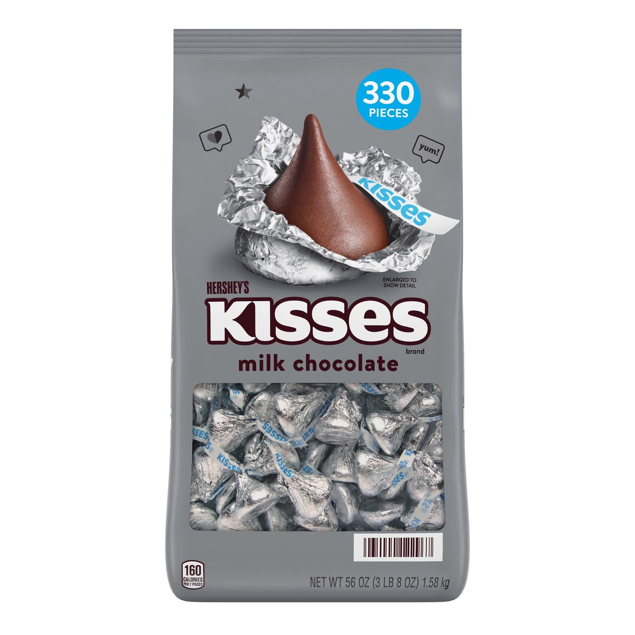 Hershey's Chocolate Kisses 56 oz - Image 1