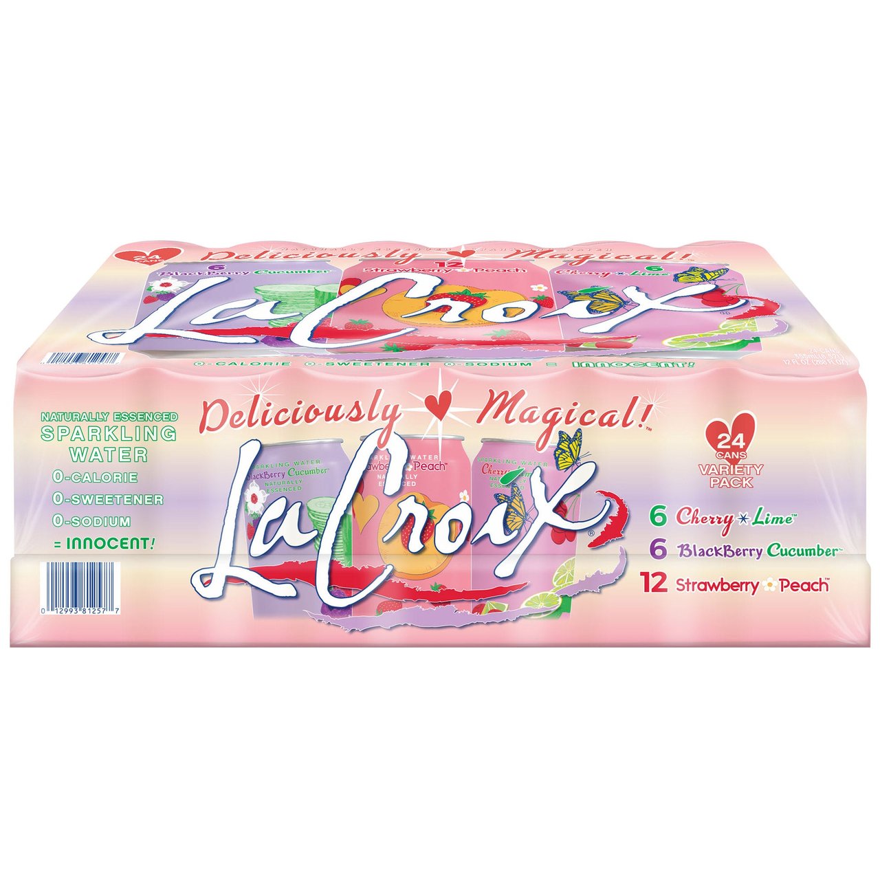 LaCroix Sparkling Water Spring Variety Pack 24/12 oz - Image 1