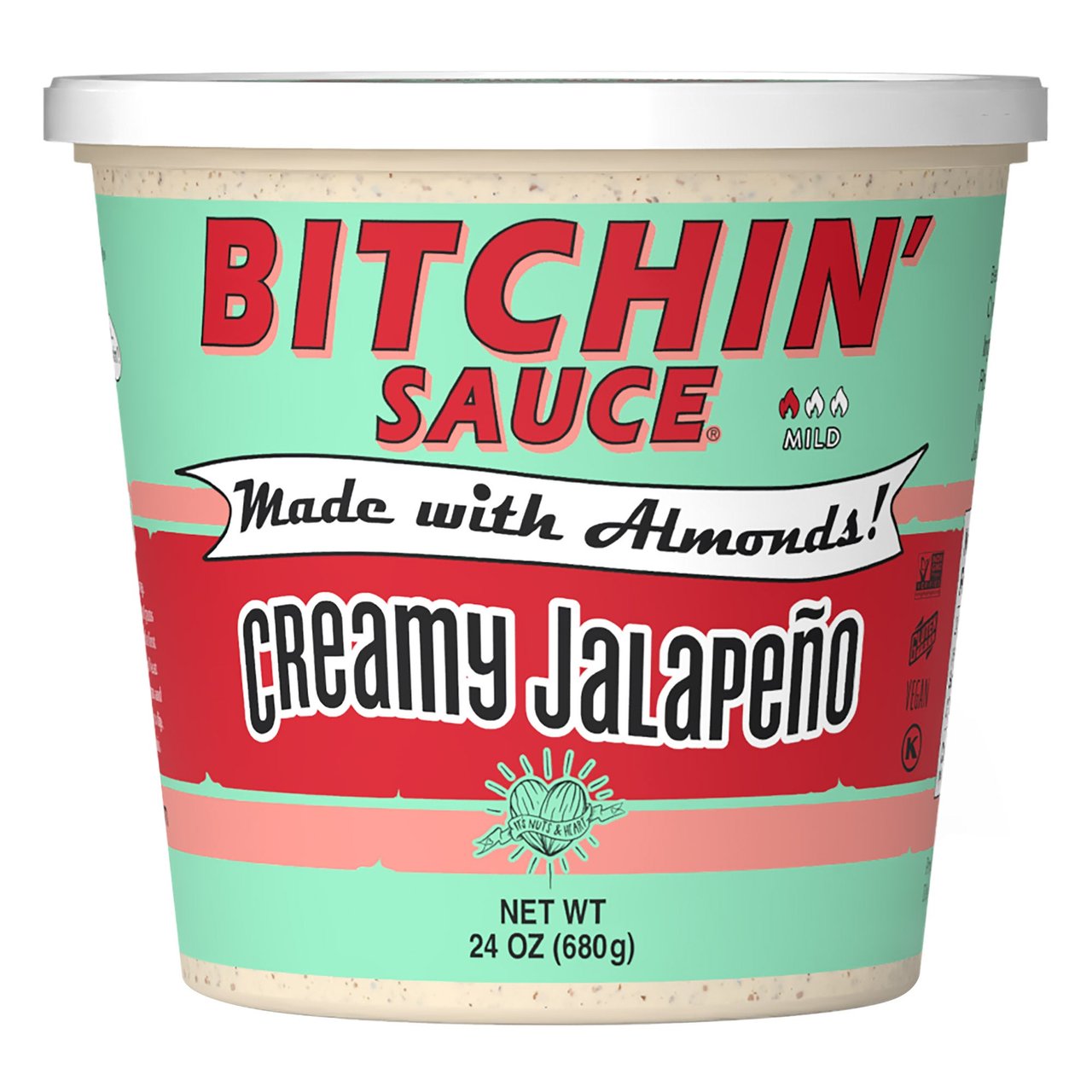 BITCHIN SAUCE CREAMY JALAPENO 24 OZ - Image 1
