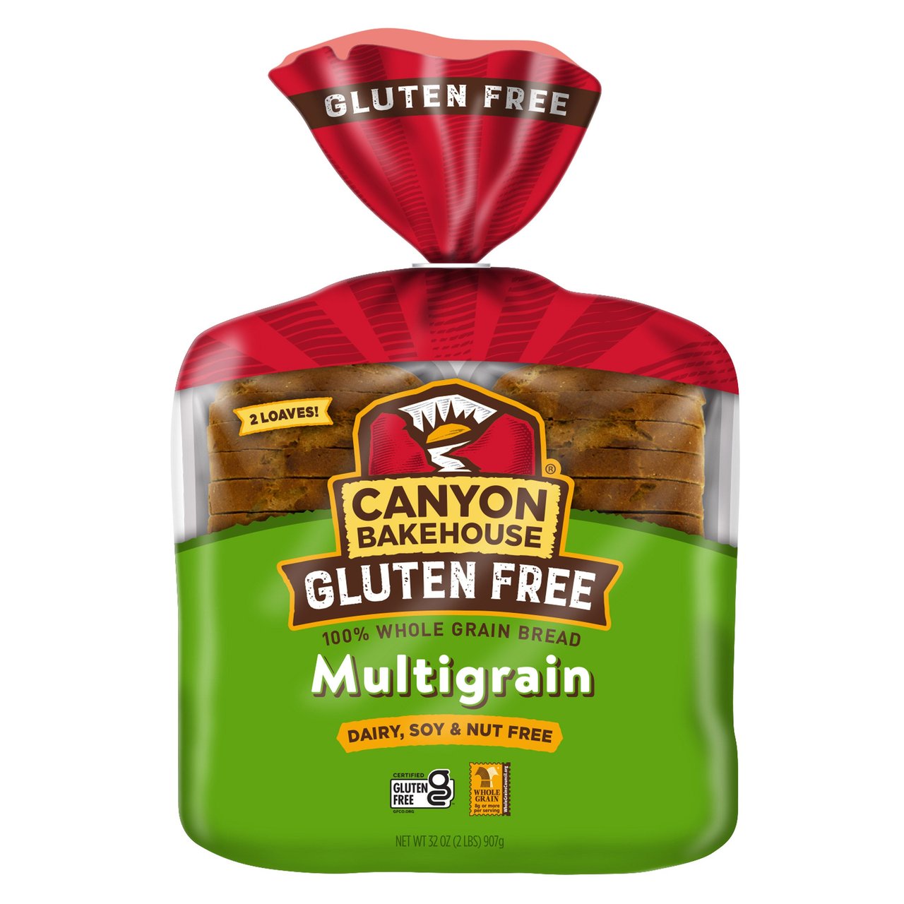 Canyon Bakehouse Gluten Free Bread 2/16 oz (2 lbs)
