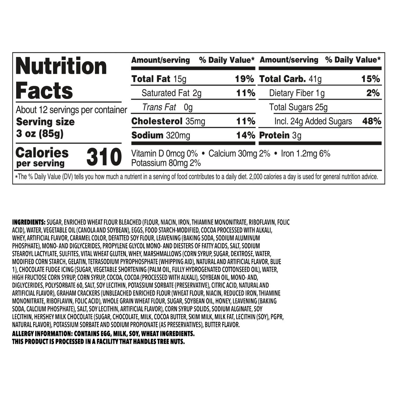 Jean's Posh Pantry S'mores Bundt Cake 36 oz