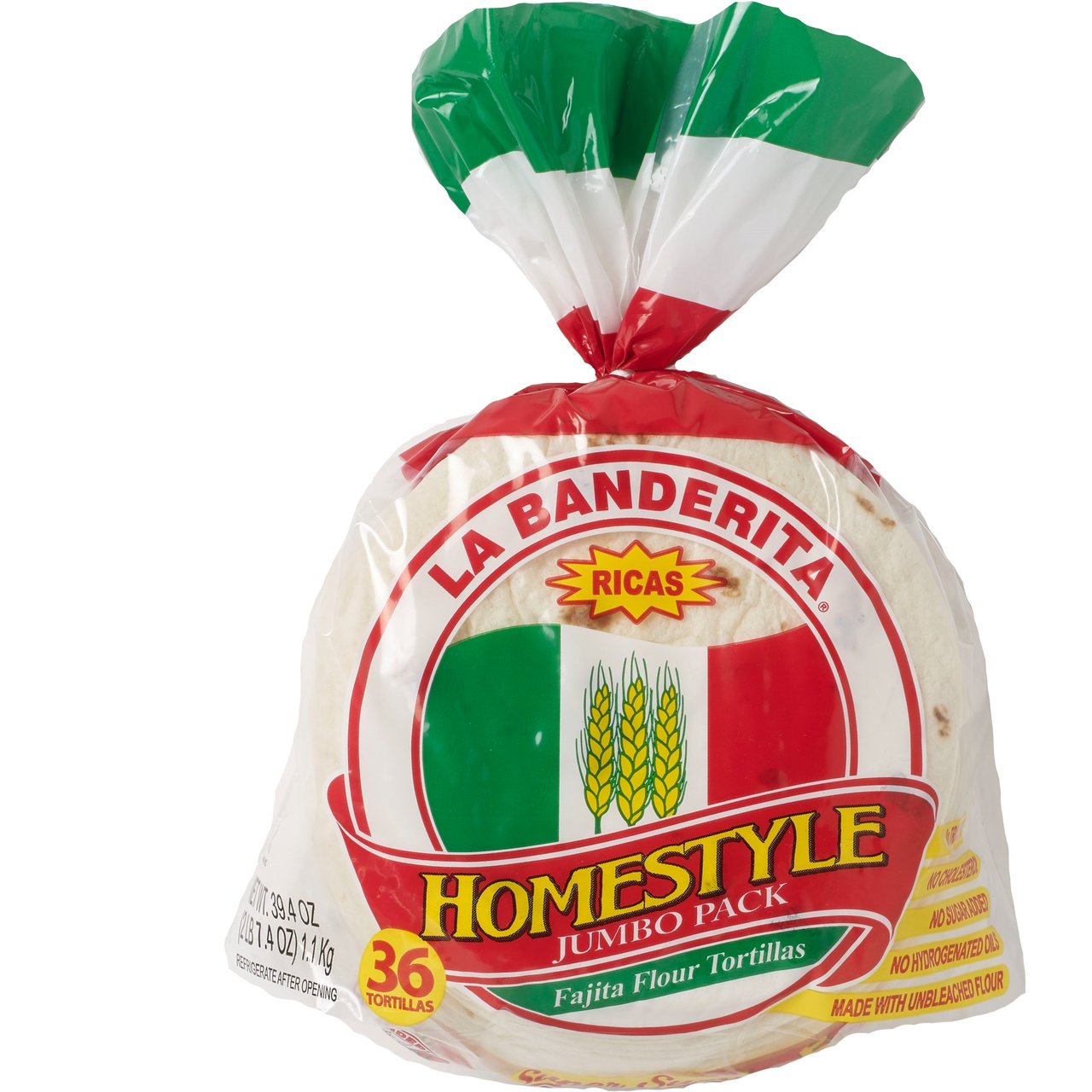 La Banderita 6" Fajita Flour Tortillas, 36 Count - Image 1