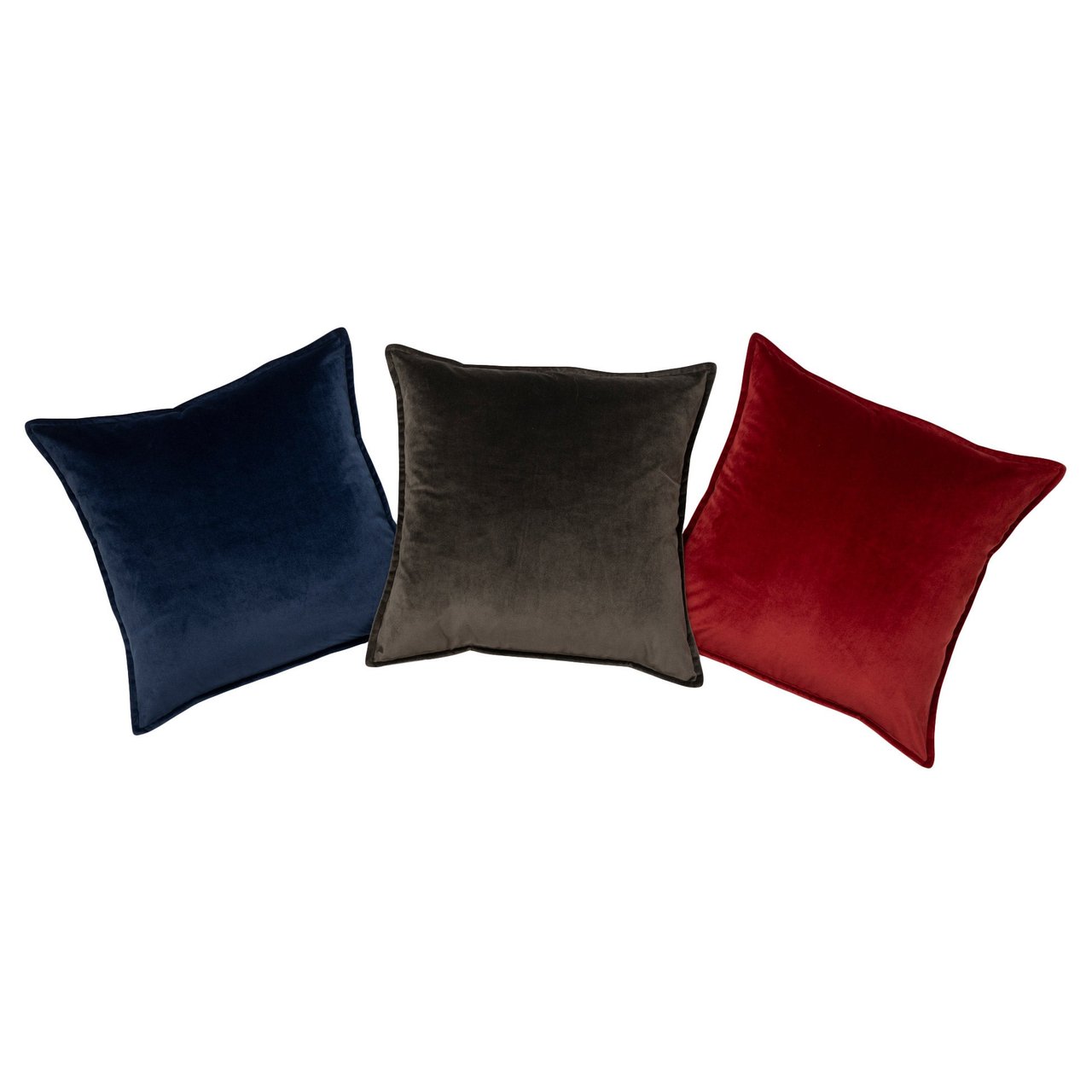 Plush 22" Velvet Decorative Pillow - Image 1