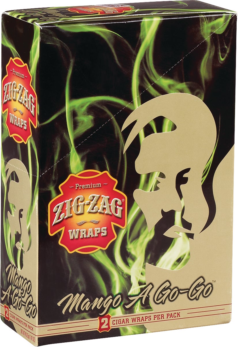 Zig Zag Mango Cigar Wraps, 25 Packs of 2