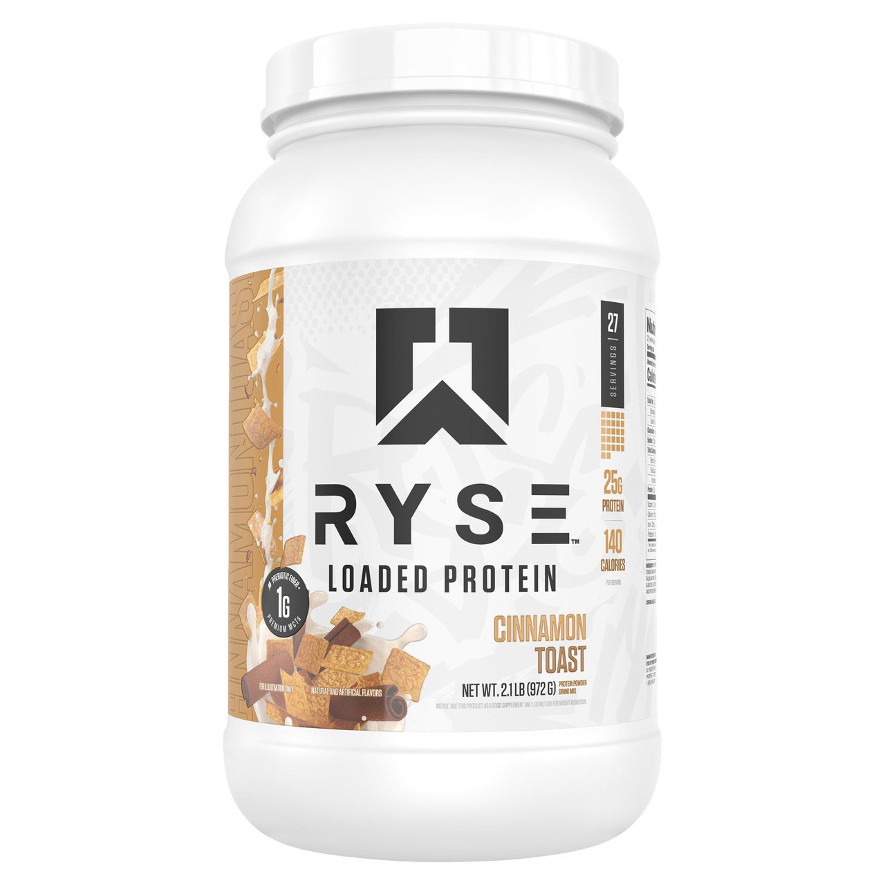 RYSE PROTEIN POWDER CINNMON TOAST 2.1LB - Image 1