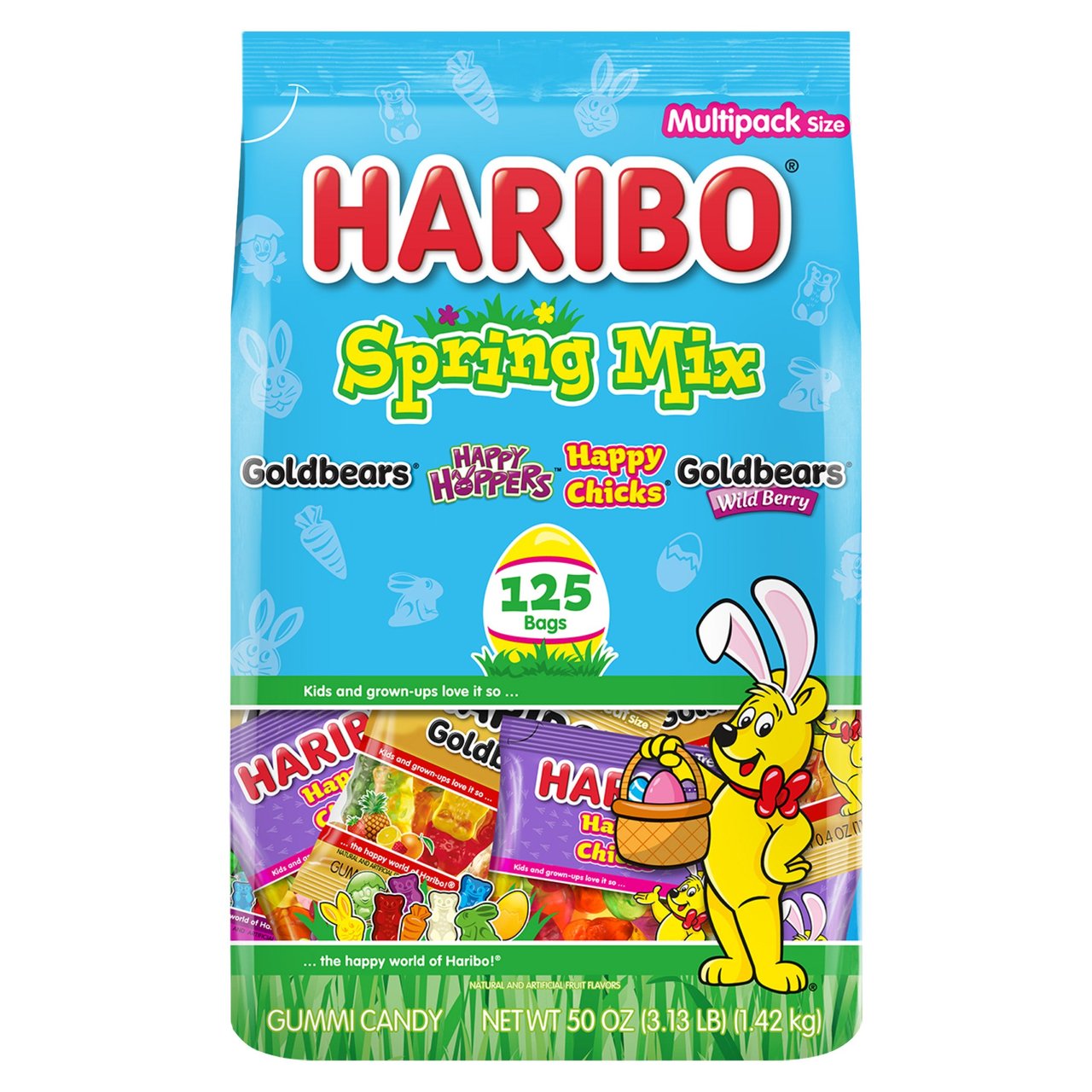 Haribo Spring Mix Gummy Candy, 50 oz (3.125 lbs) - Image 1