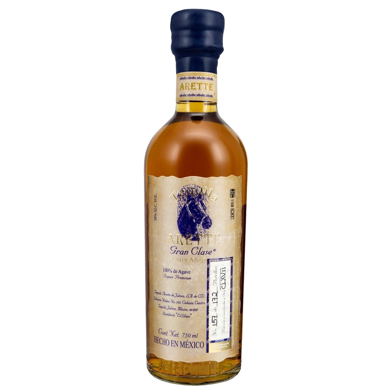 Arette Gran Clase Tequila Extra Añejo Mexico 750ML