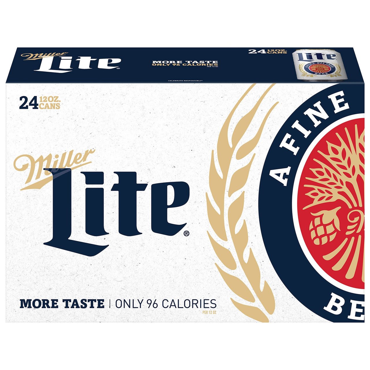 Miller Lite Beer 24-Pack 12 oz Cans