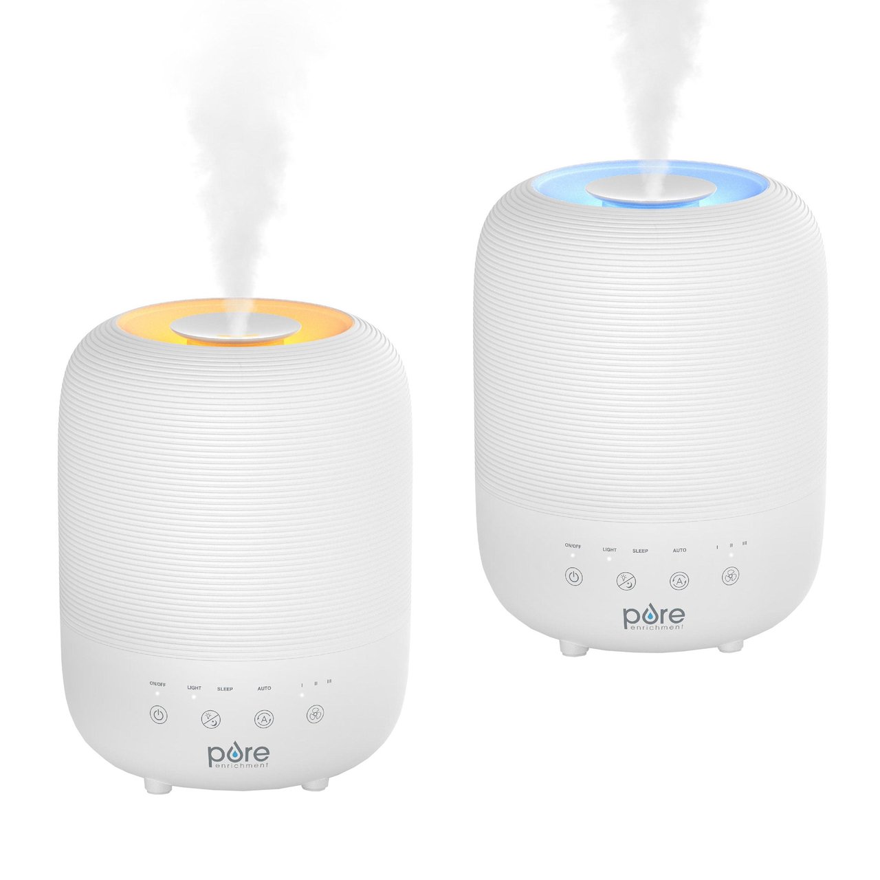 Pure Enrichment 0.79 Gallon Ultrasonic Humidifier 2-Pack - Image 1