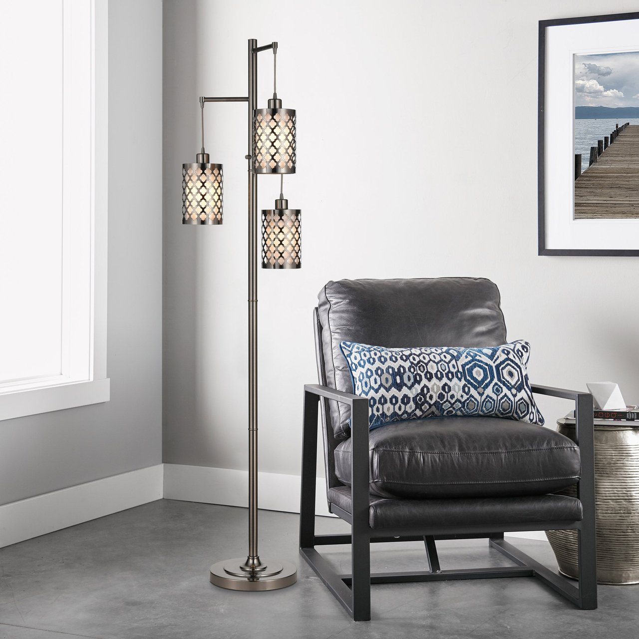 Bridgeport Designs Artemis 3-Light Floor Lamp - Image 1