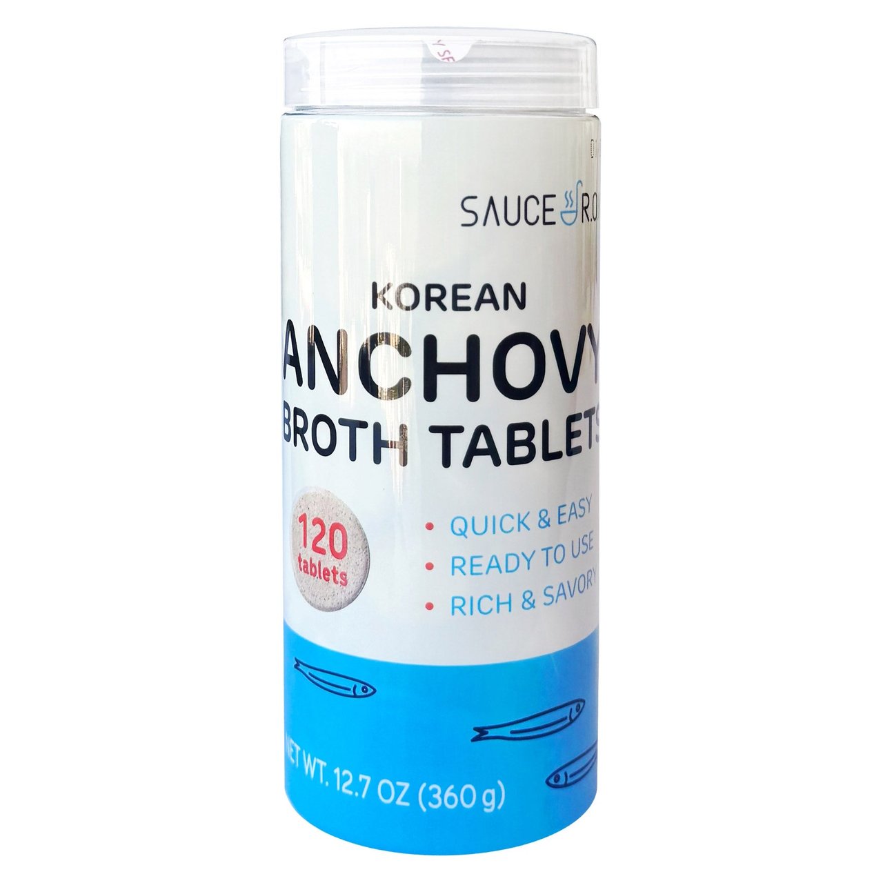 Sauce R.O.K. Anchovy Broth Tablets 120 Count 3 Gram Each - Image 1