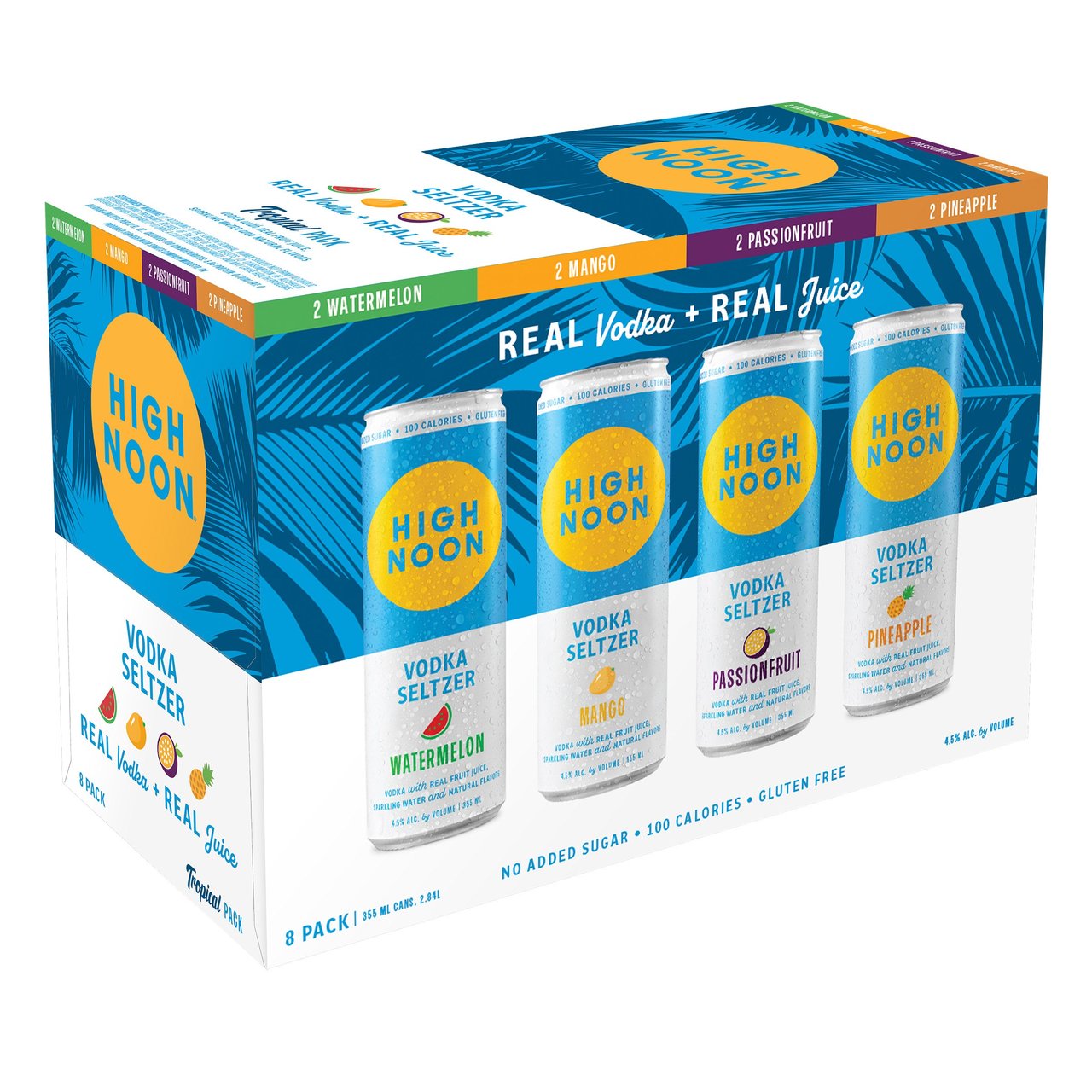 High Noon Sun Sips Hard Seltzer 8-Pack 355mL Cans