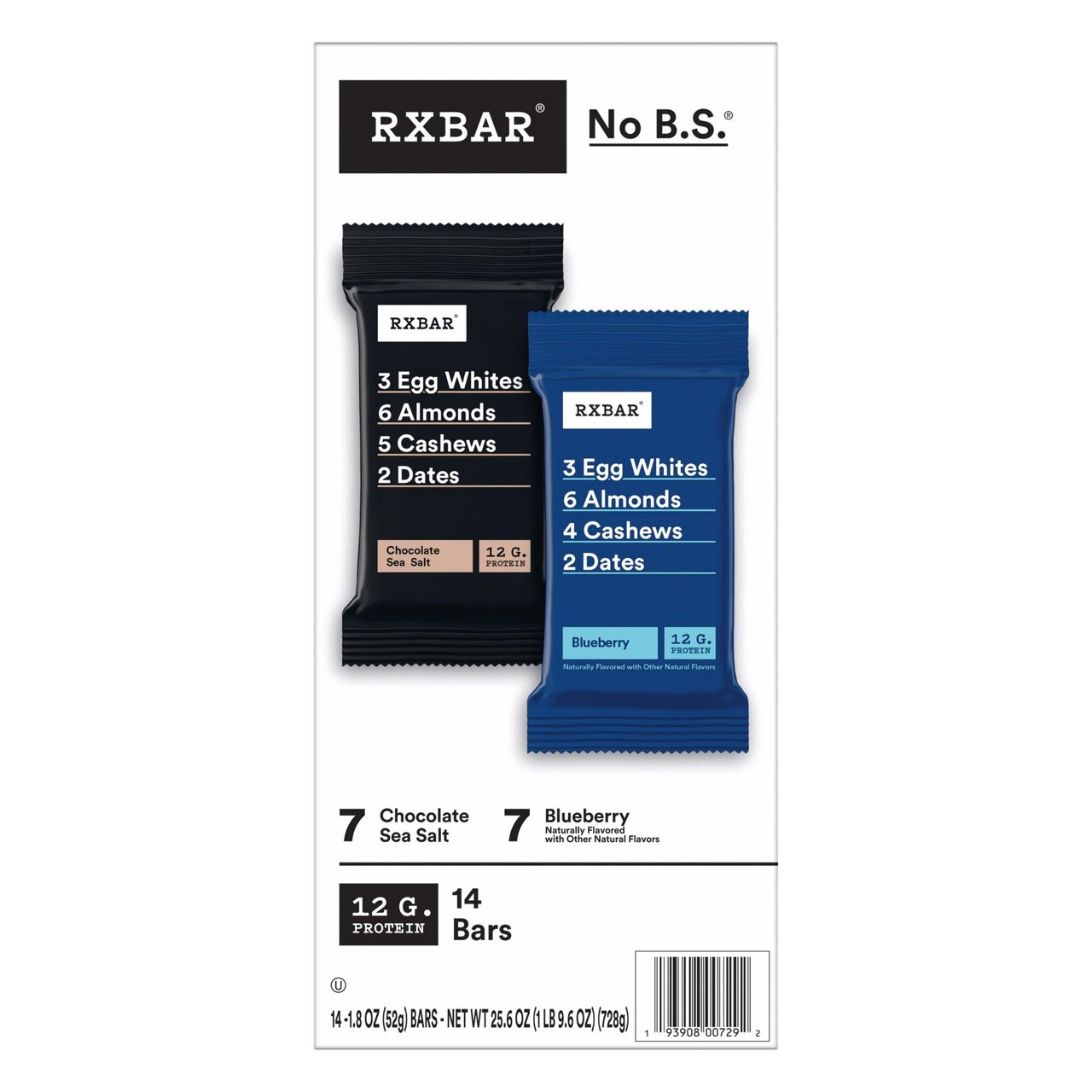 RXBAR Variety Protein Bars 14 Count Box - Image 1