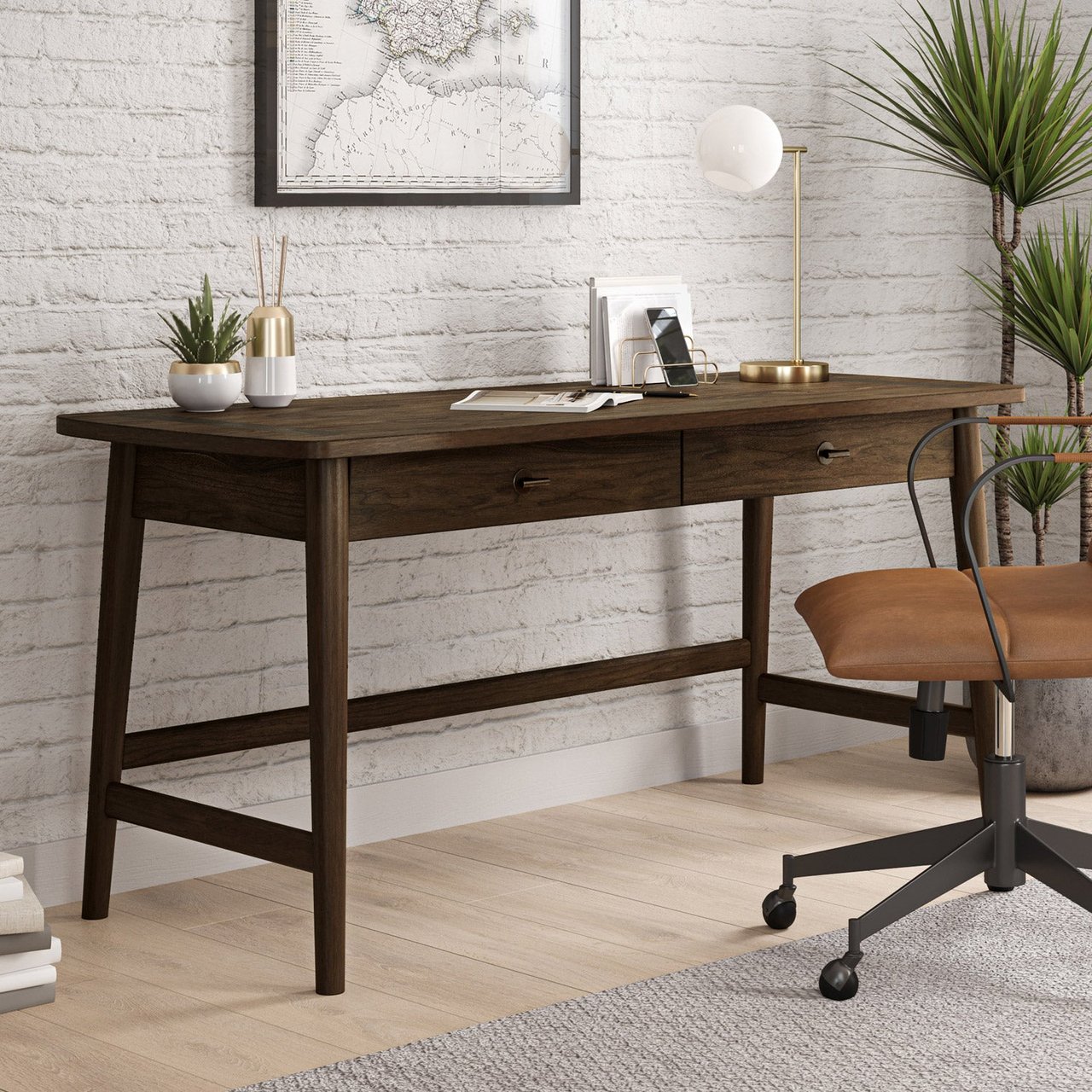 Pike & Main Isabel 63" Writing Desk - Image 1