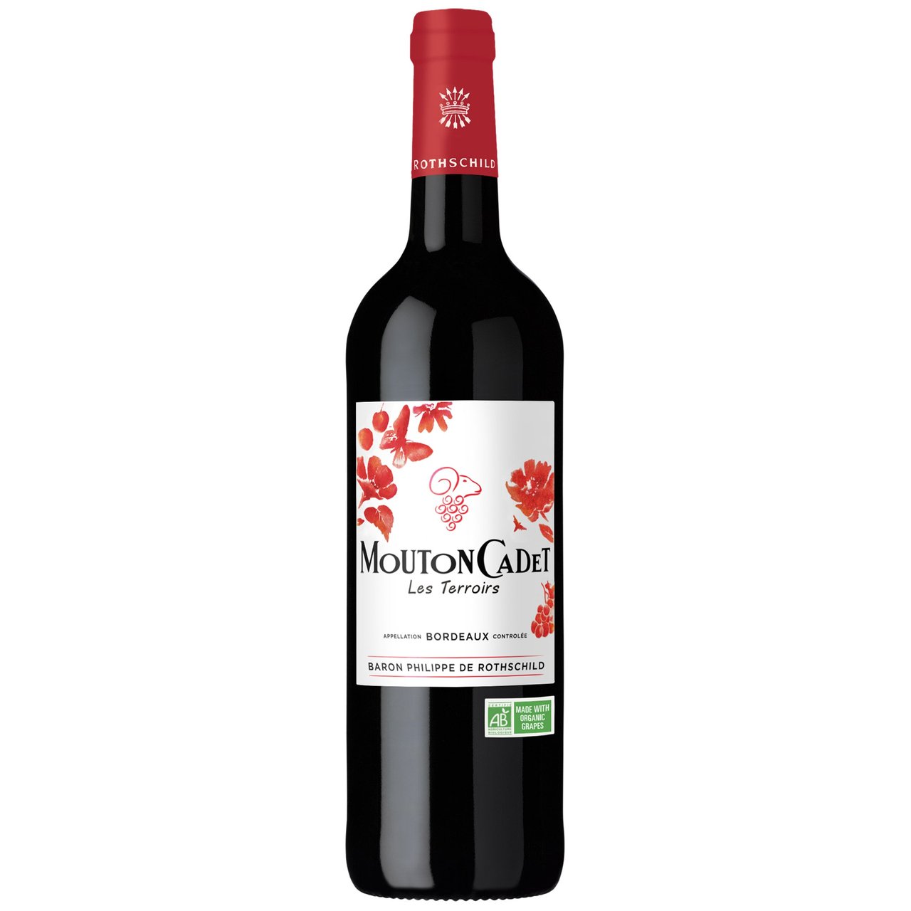 Mouton Cadet Merlot 'Les Terroirs' Bordeaux, France 750ML